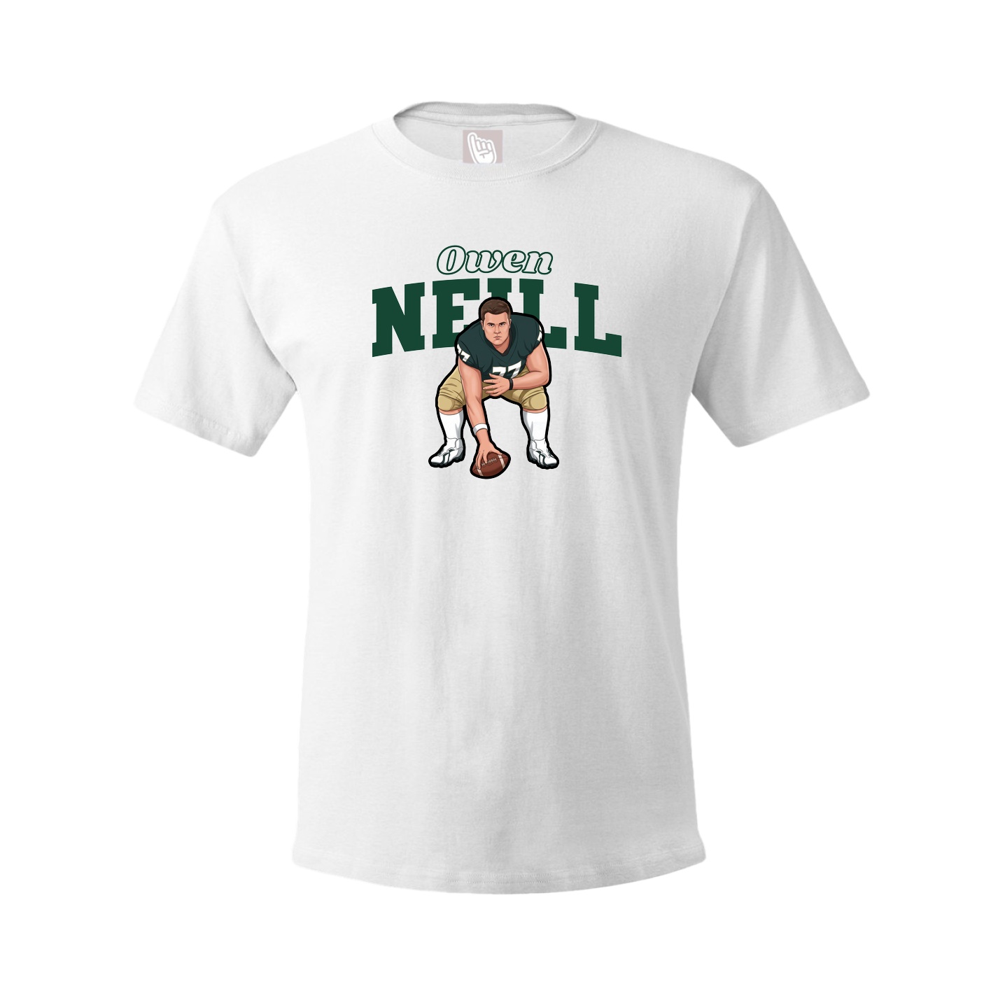 Tee — Name Arch in White