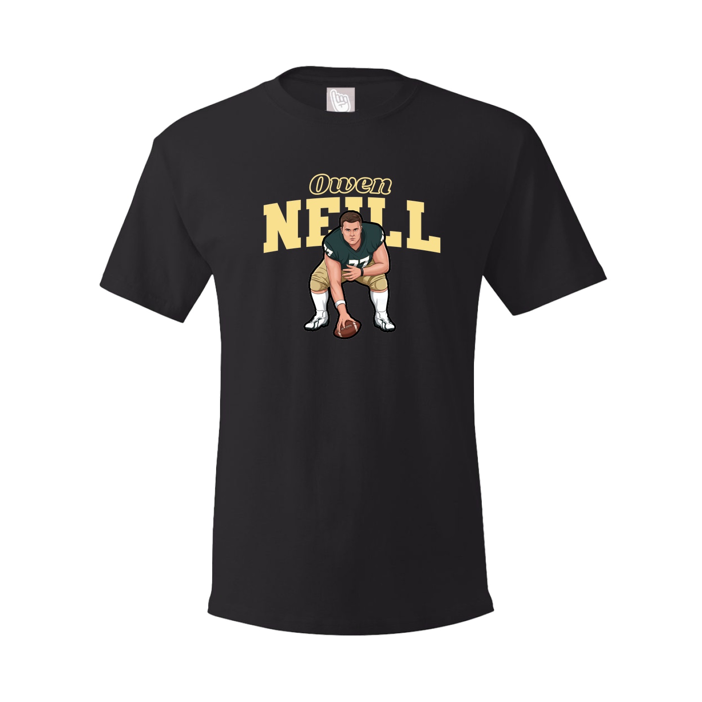 Youth Tee — Name Arch in Black