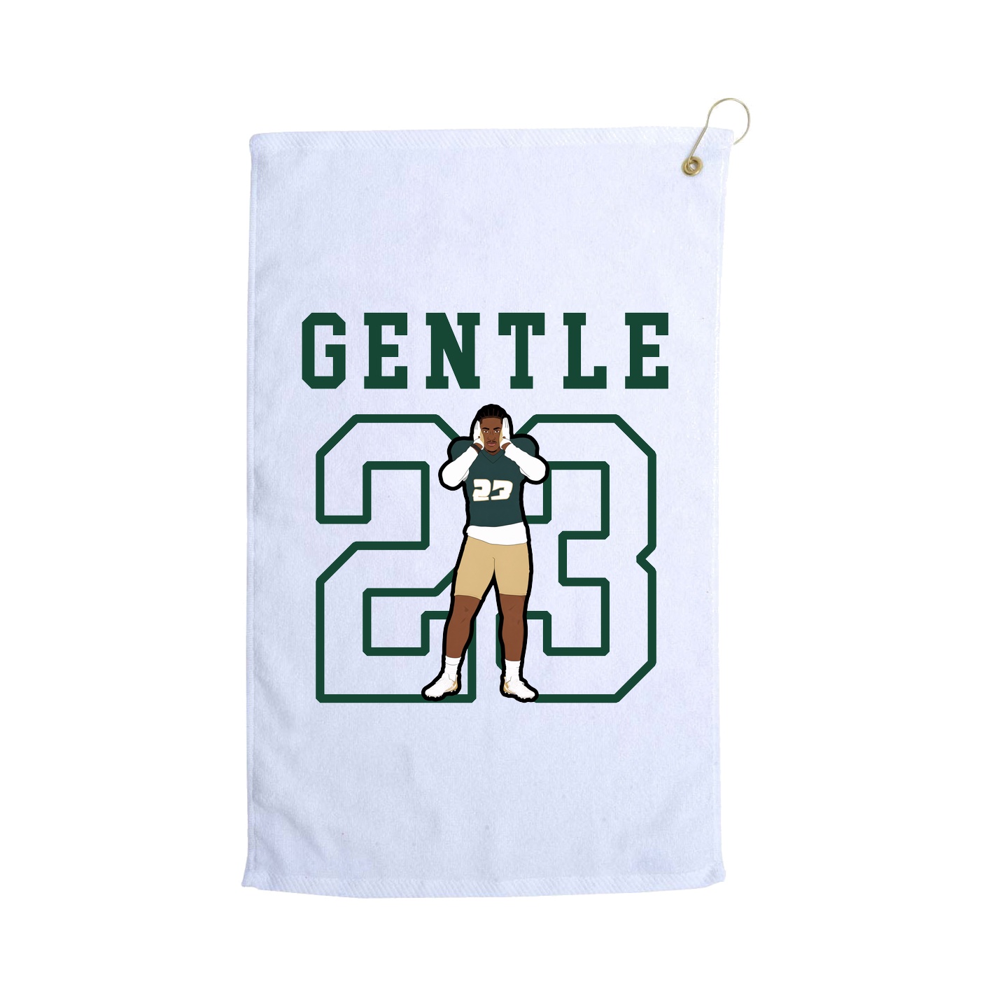 Golf Towel — Shirsey in White