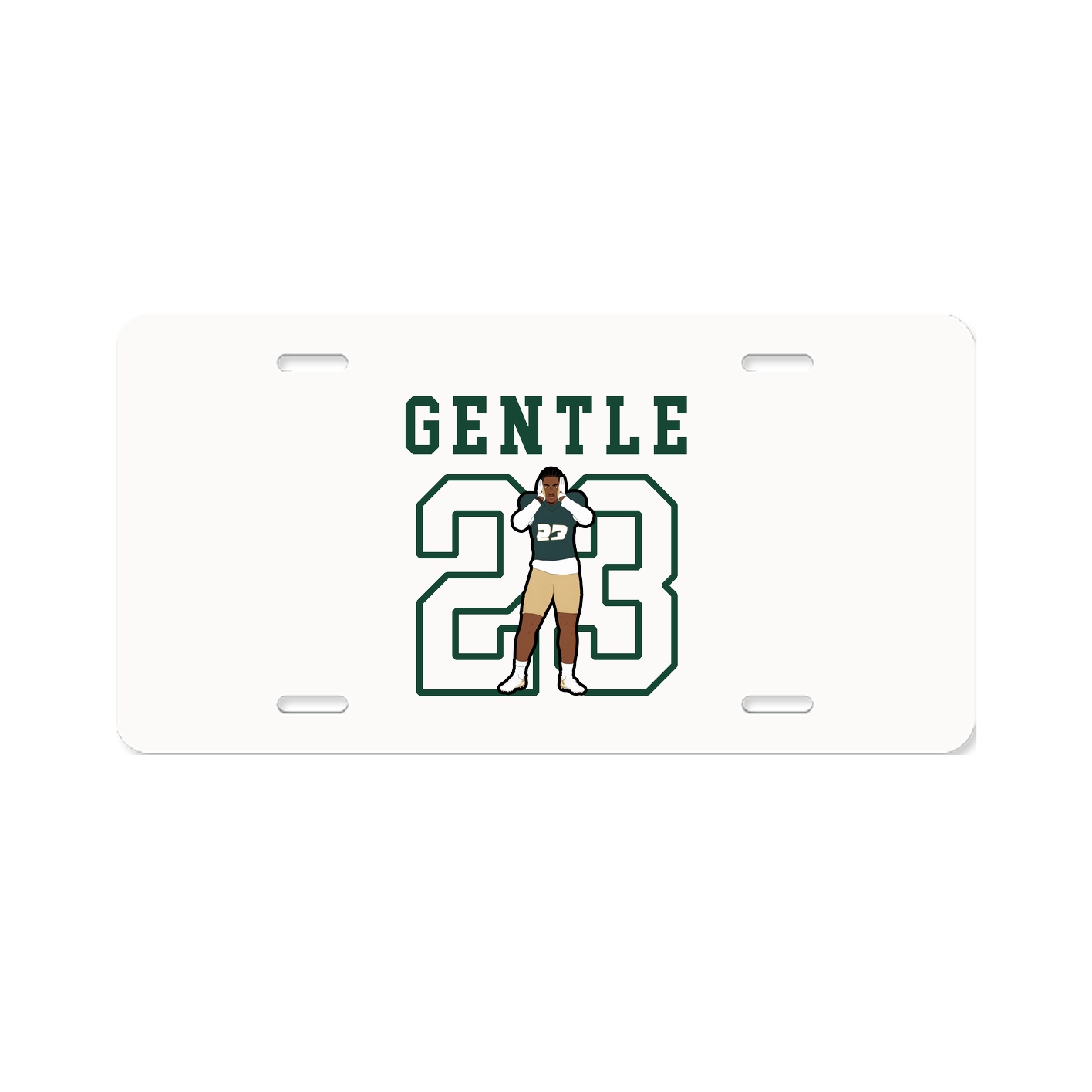 License Plate — Shirsey in Classic