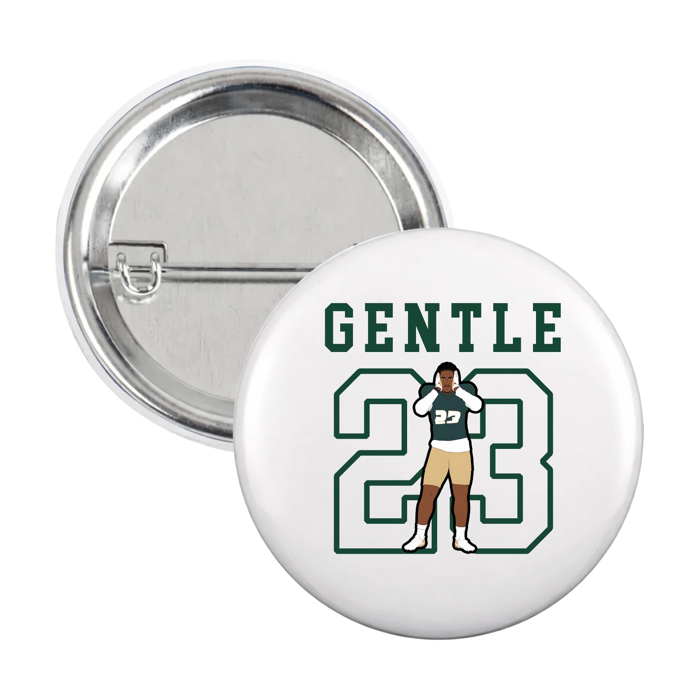 Game Day Button — Shirsey in White