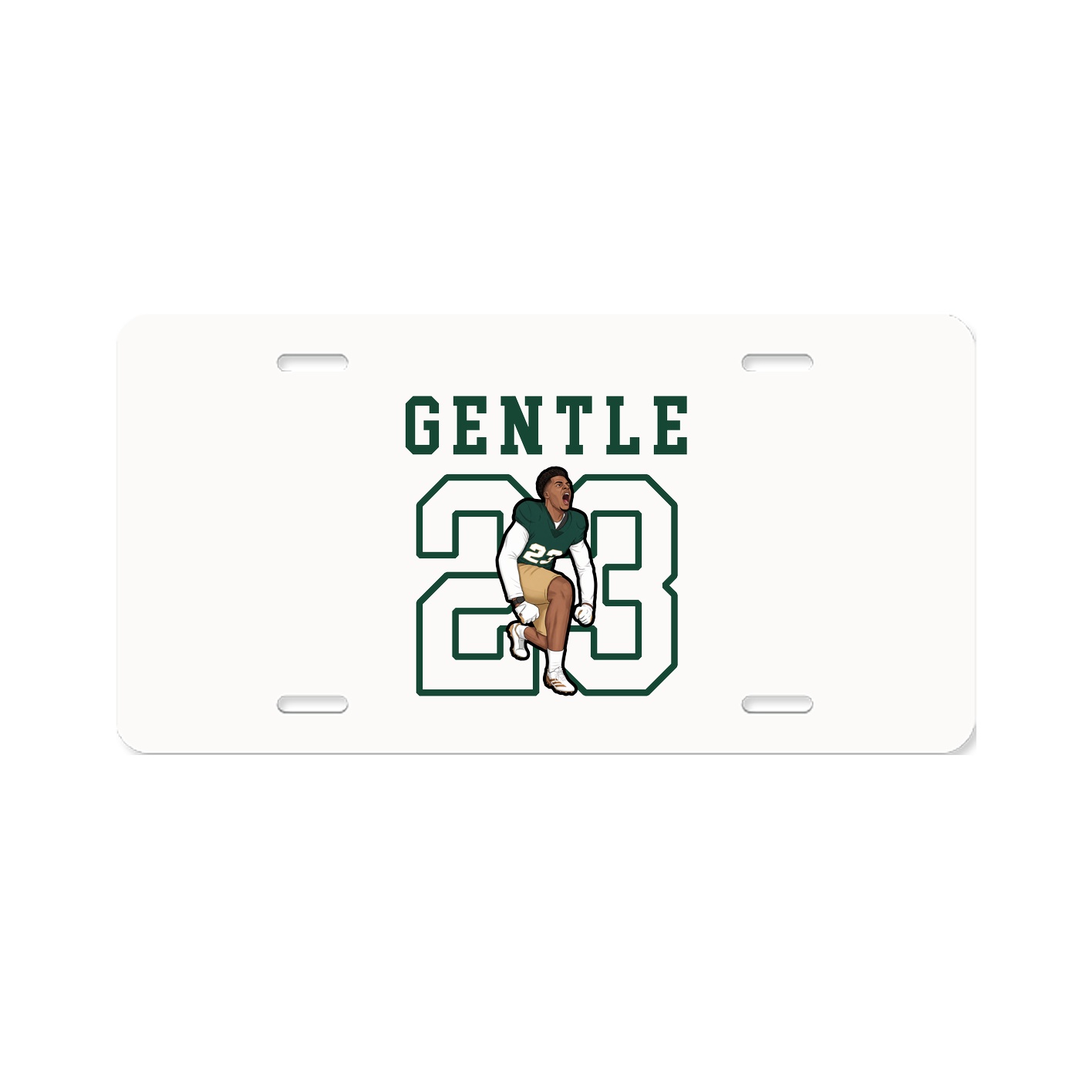 License Plate — Shirsey in Classic