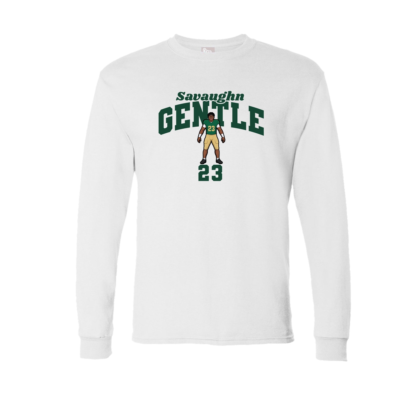 Long Sleeve Tee — Signature Arch in White