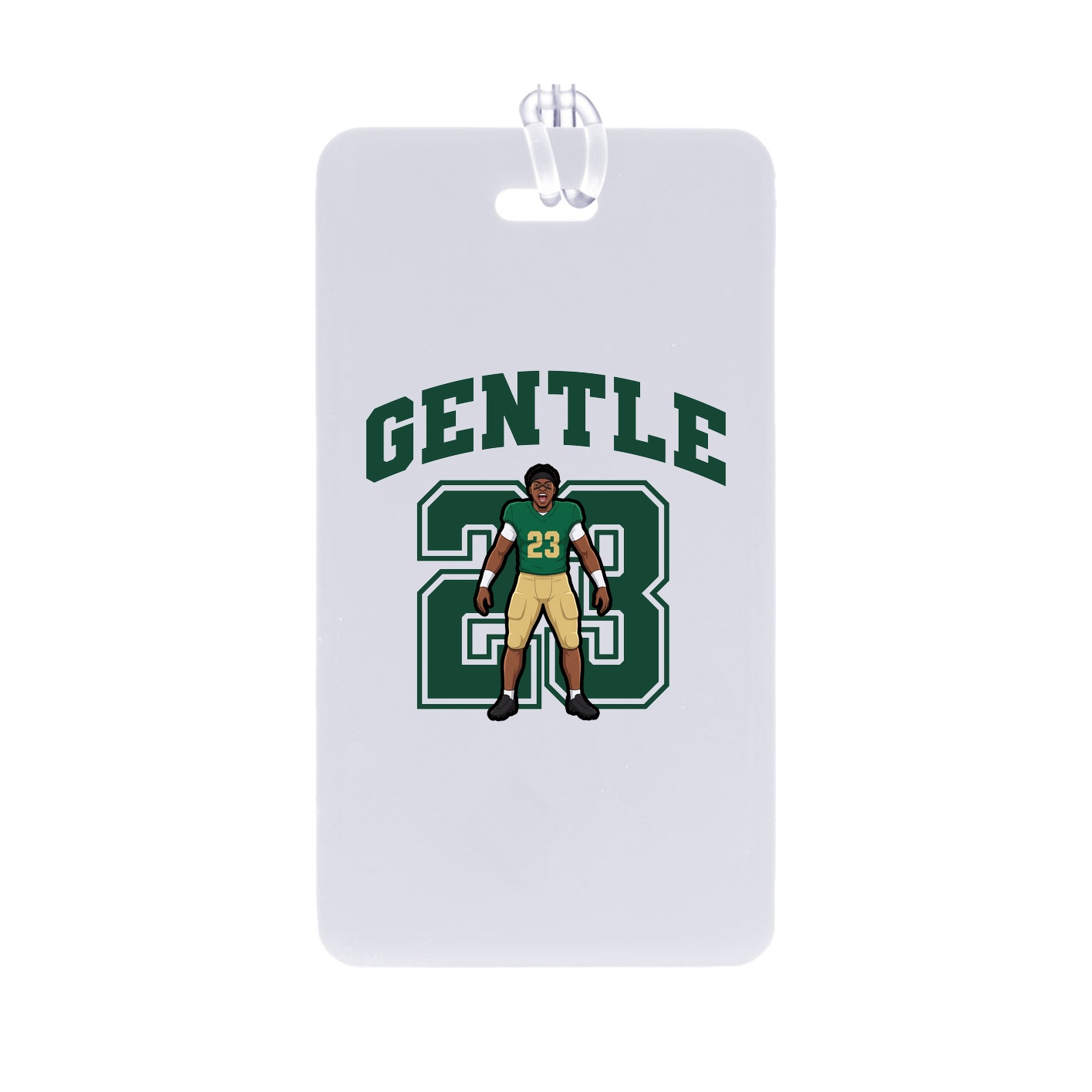 Bag Tag — Number in Classic