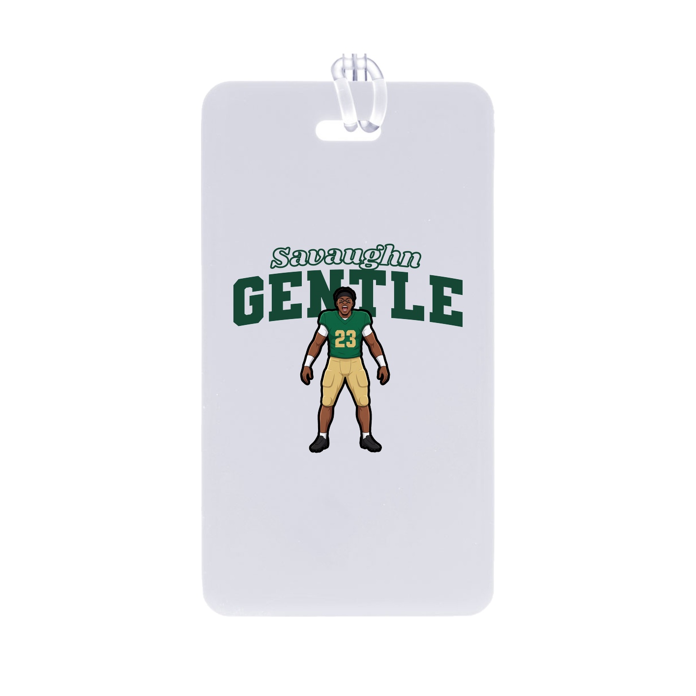 Bag Tag — Name Arch in Classic