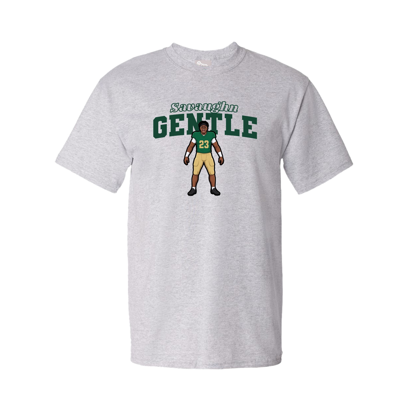 Tee — Name Arch in Grey