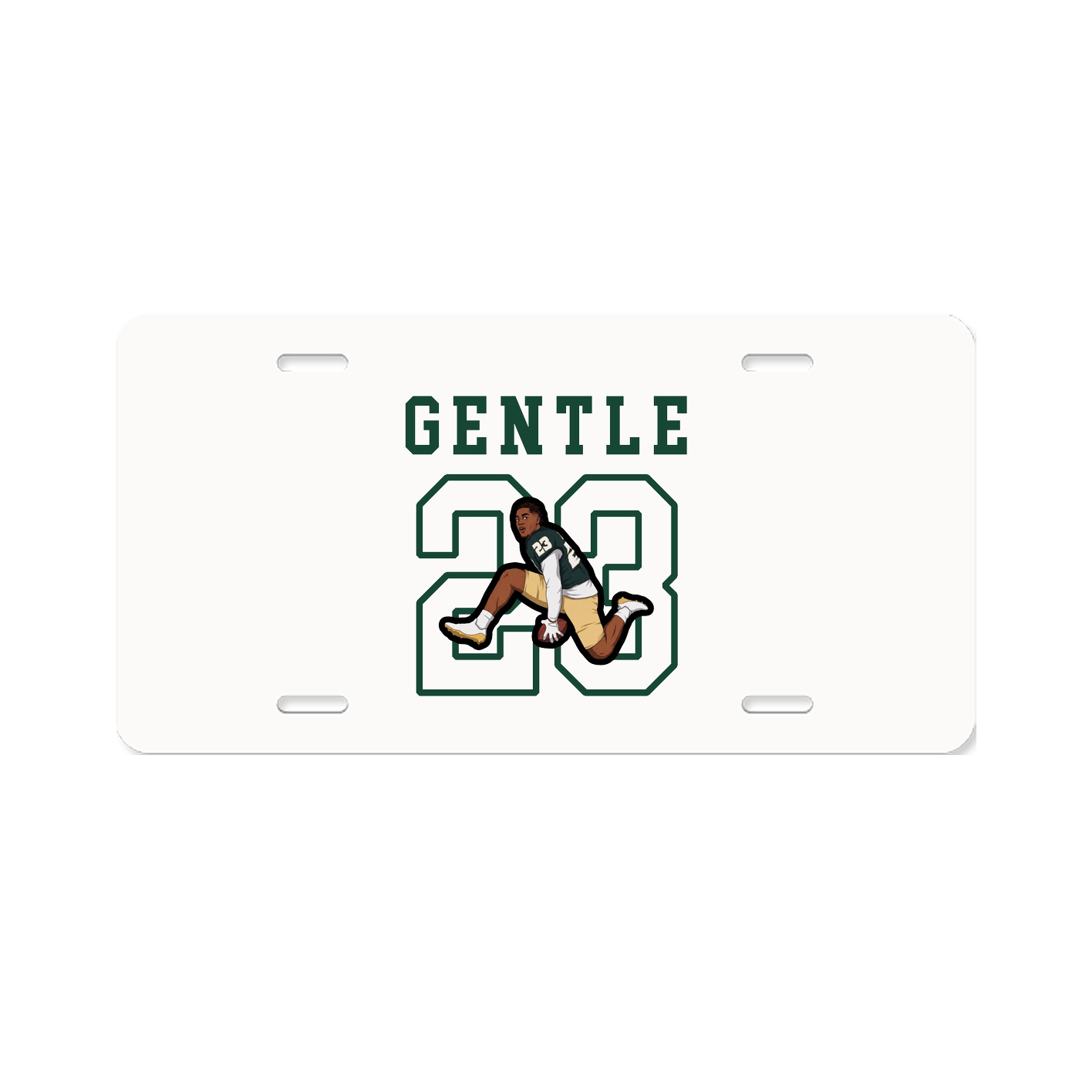 License Plate — Shirsey in Classic