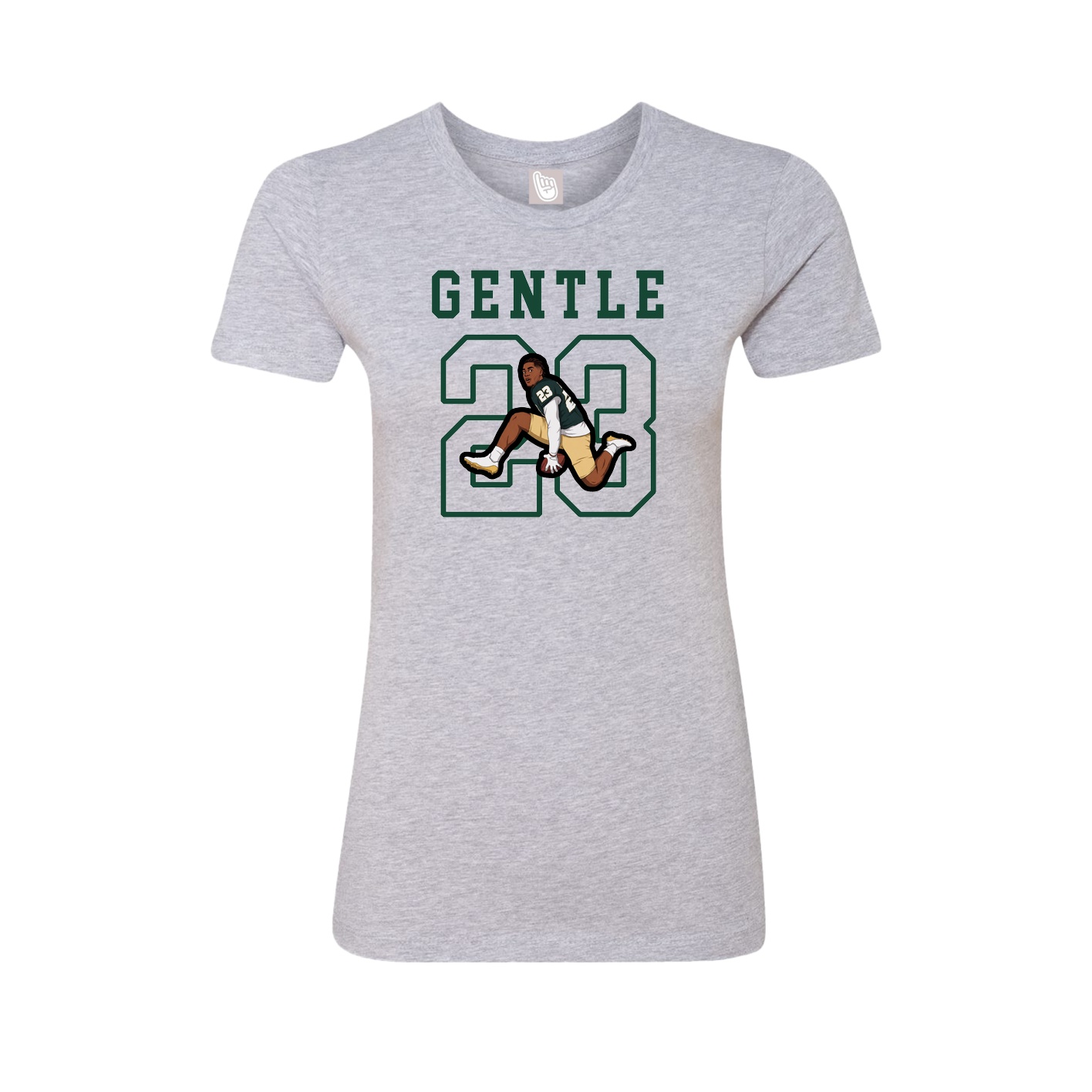 Fitted Women's Tee — Shirsey in Grey