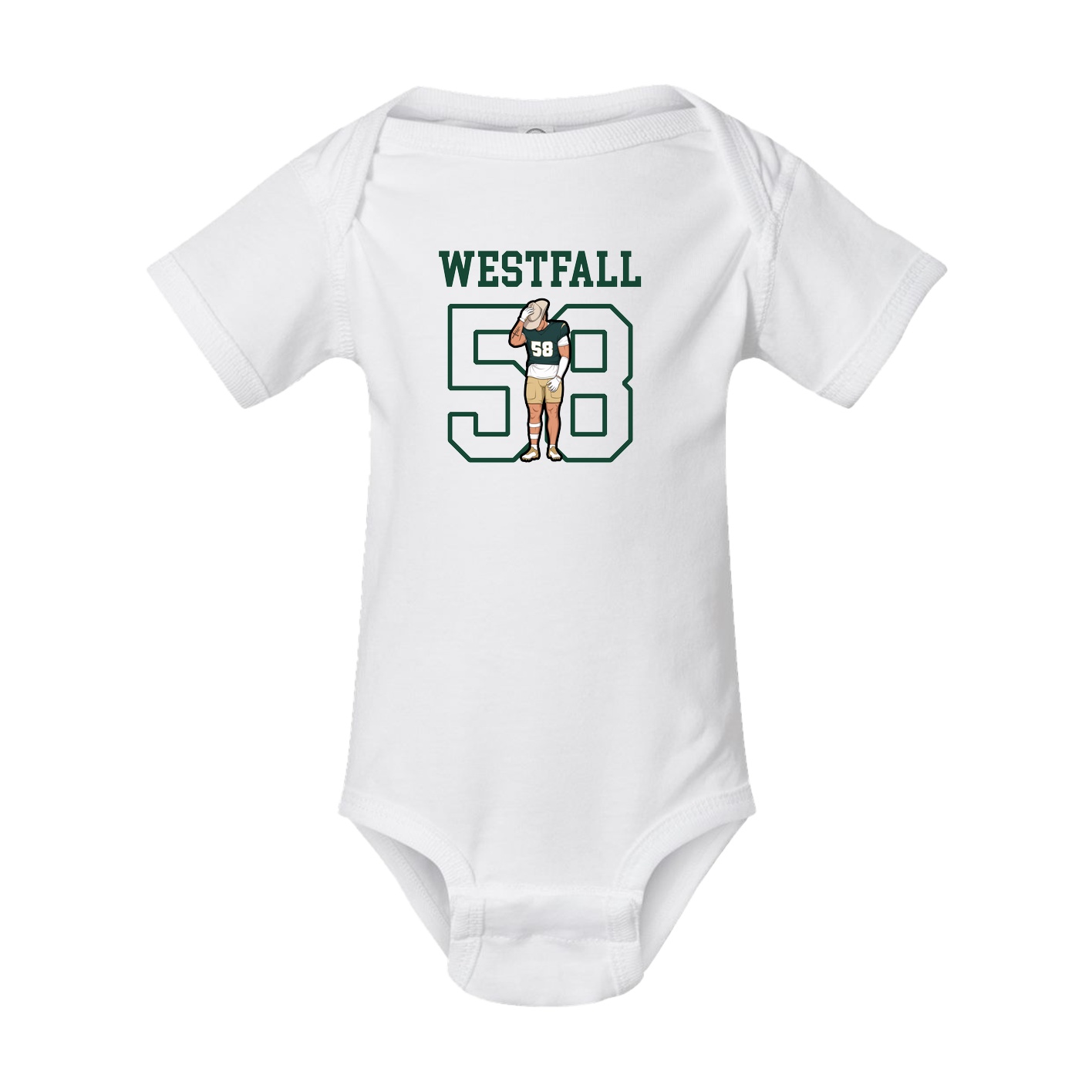 Baby Onesie — Shirsey in White