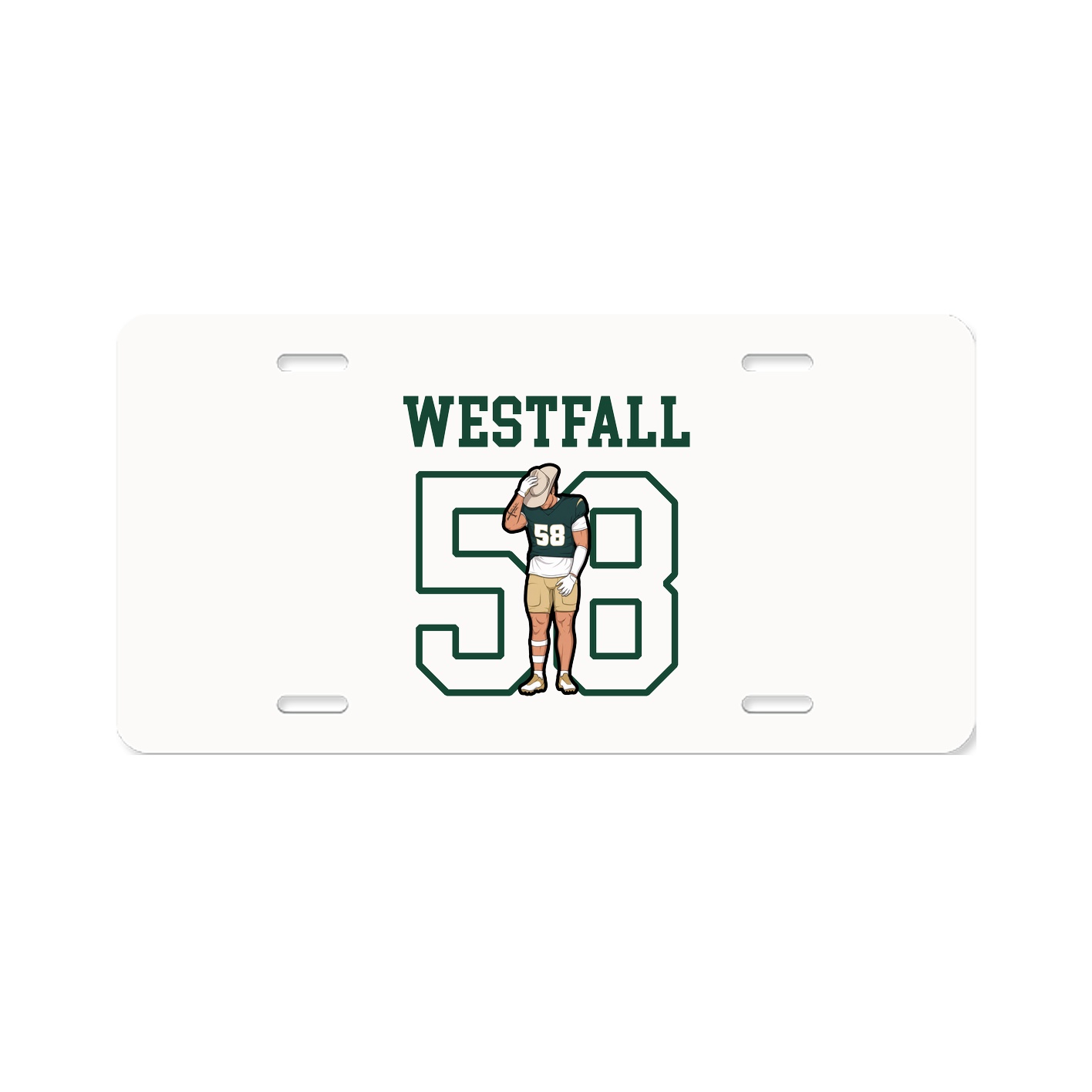 License Plate — Shirsey in Classic