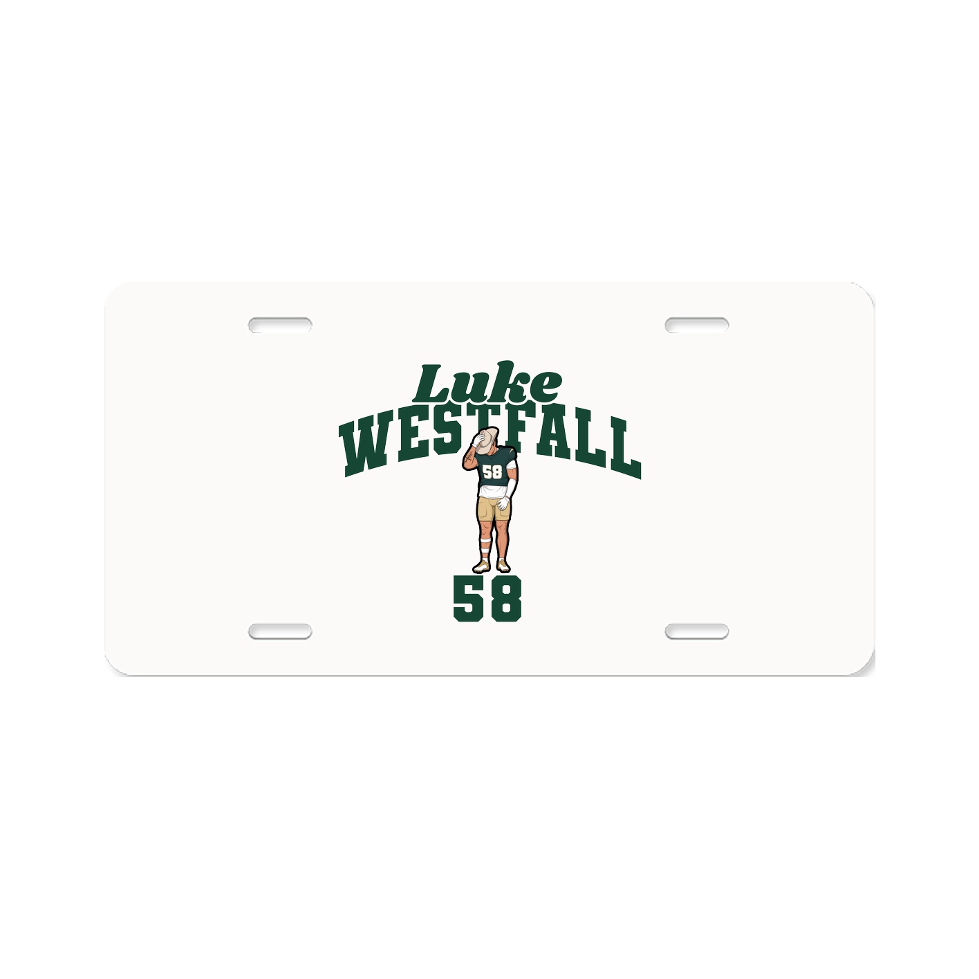 License Plate — Signature Arch in Classic