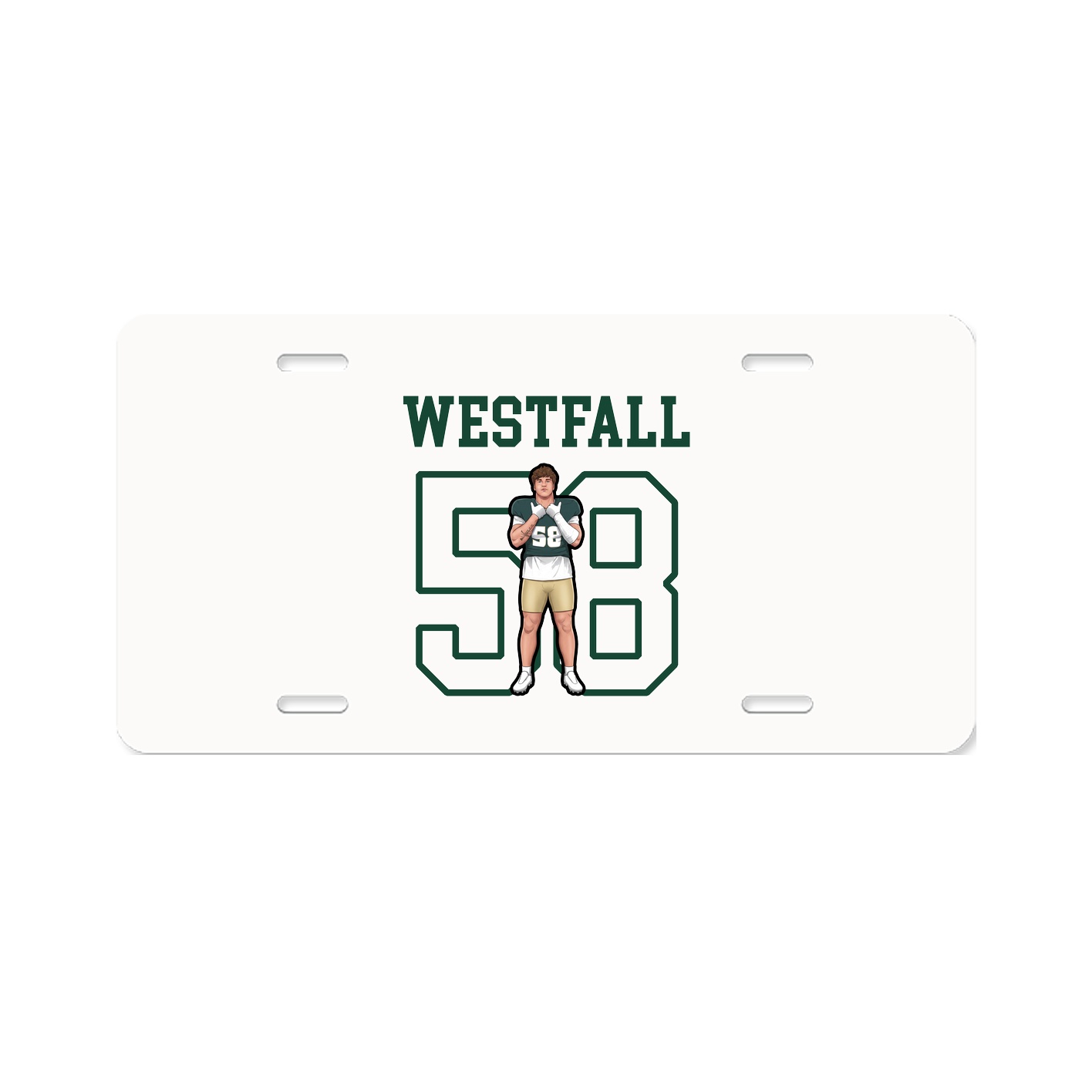 License Plate — Shirsey in Classic