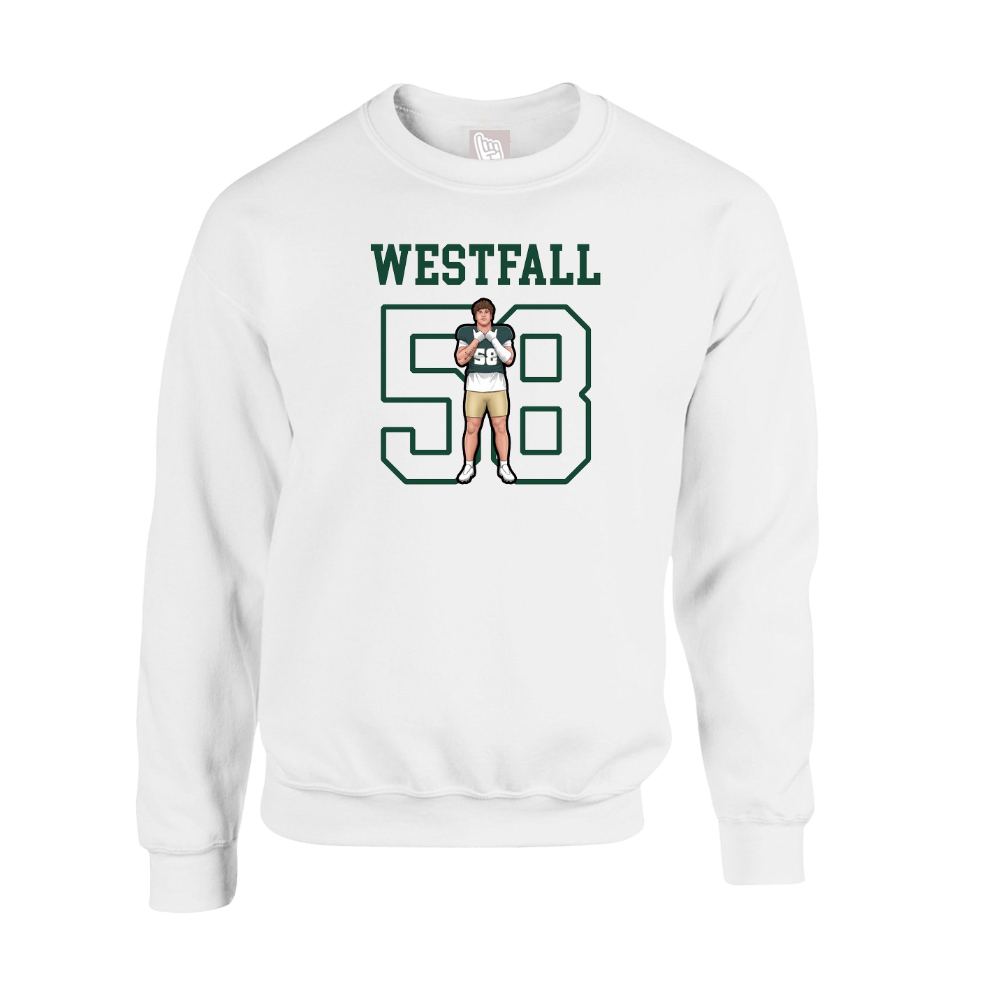 Fleece Crew — Shirsey in White