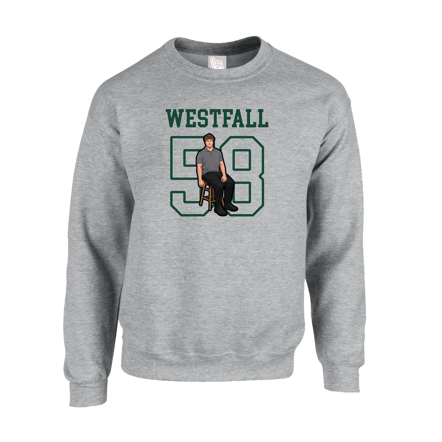 Fleece Crew — Shirsey in Grey