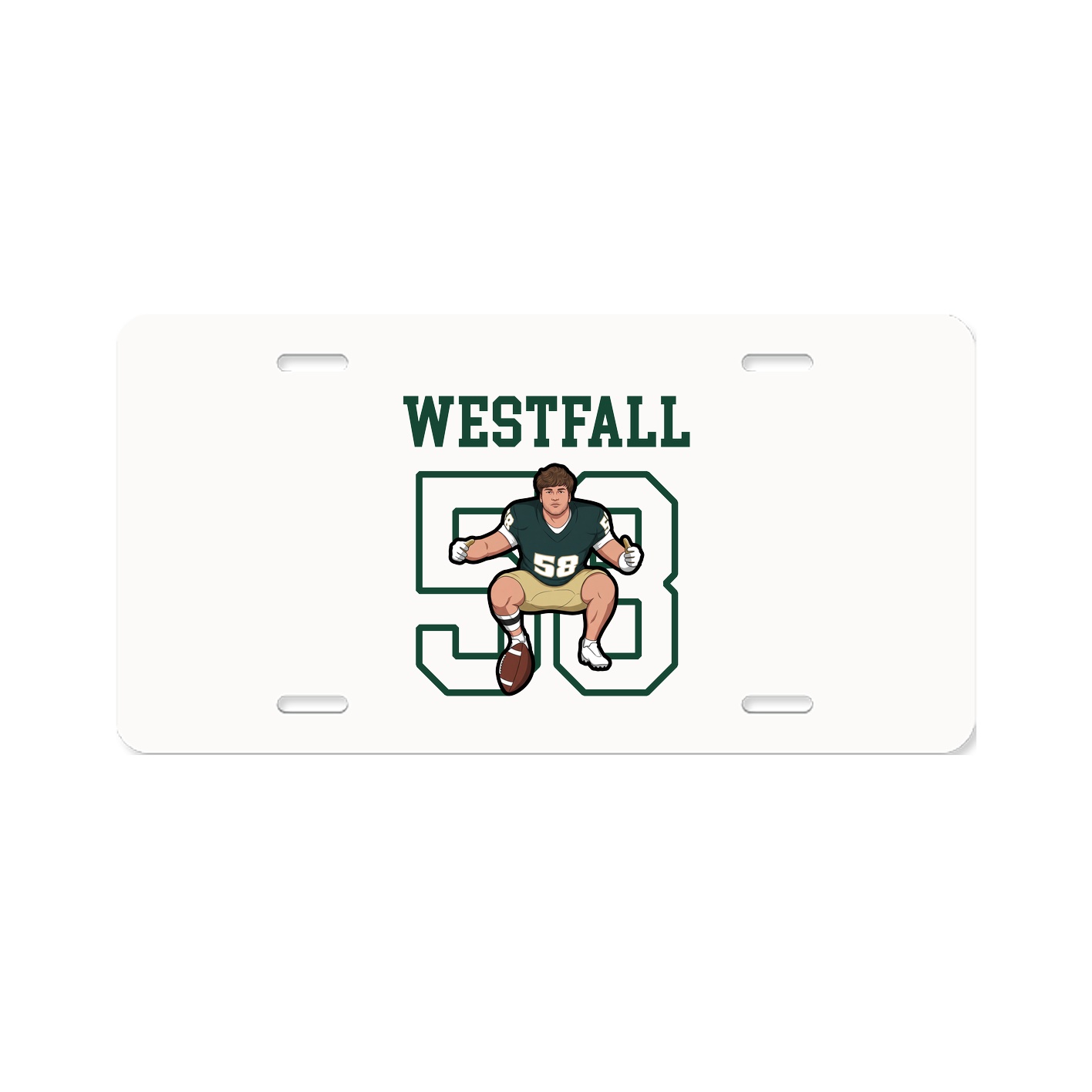 License Plate — Shirsey in Classic