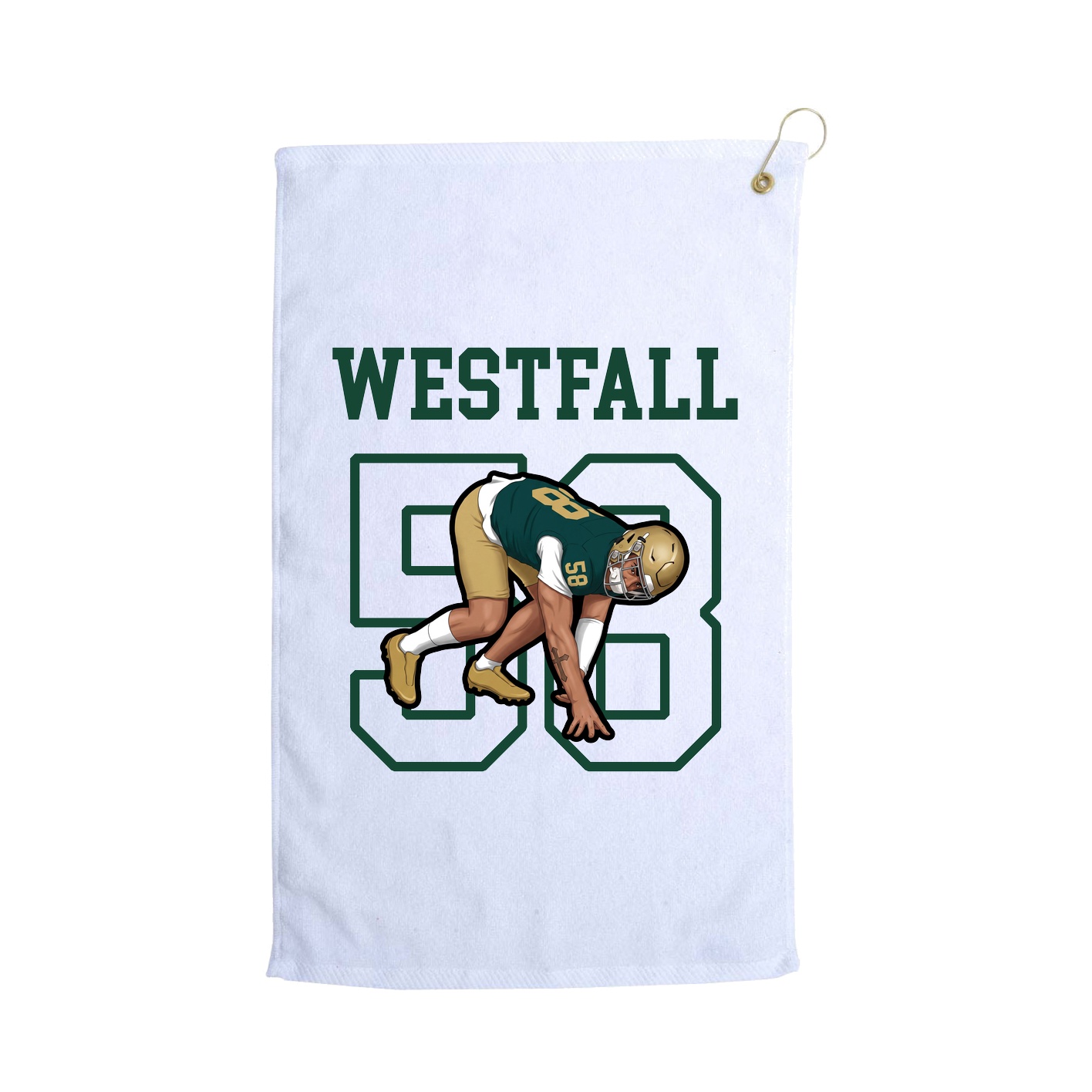 Golf Towel — Shirsey in White