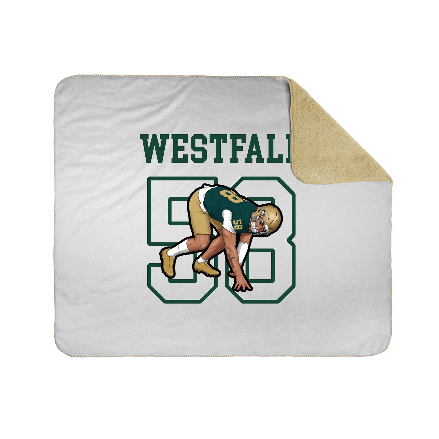 Throw Blanket — Shirsey in White