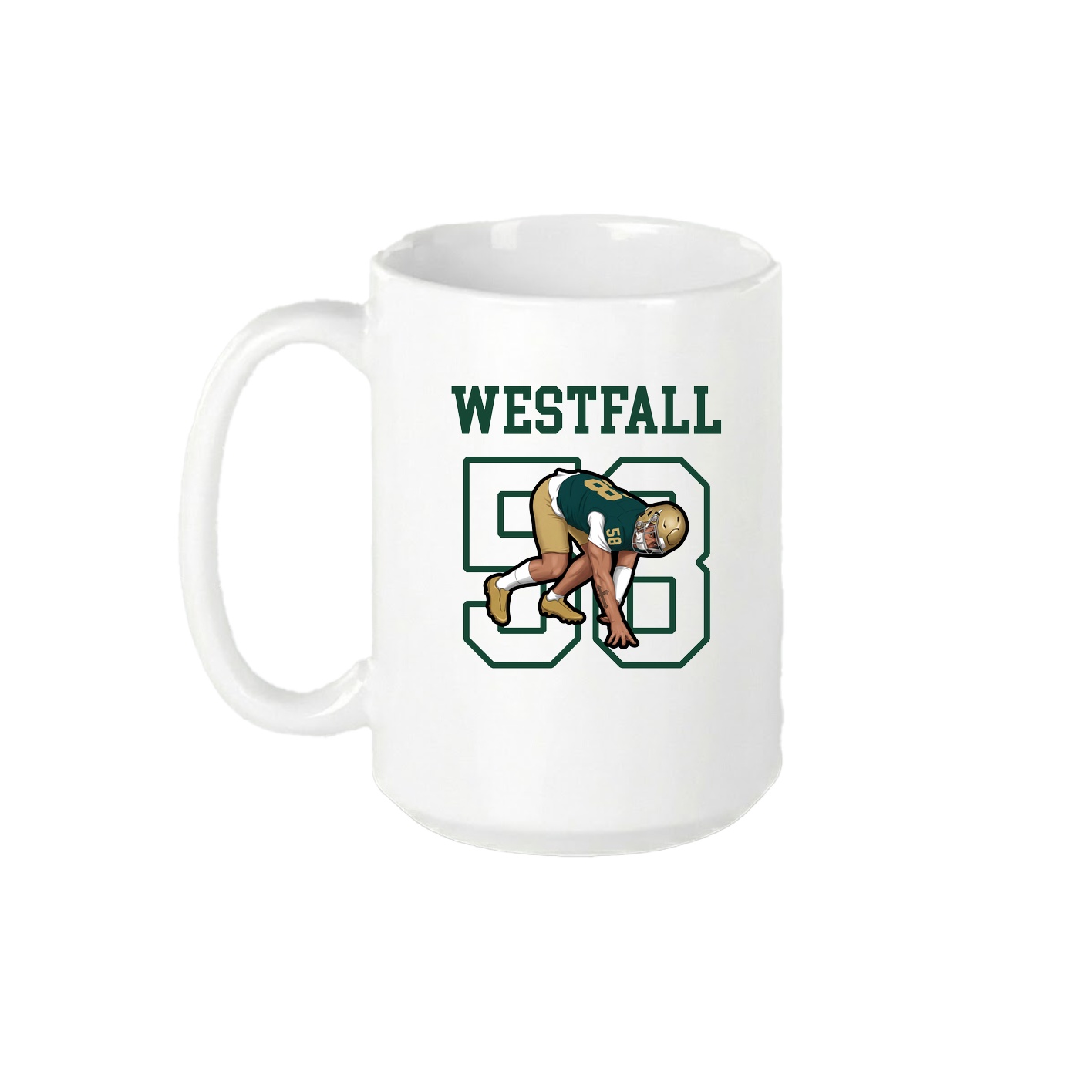 15oz Coffee Mug — Shirsey in White