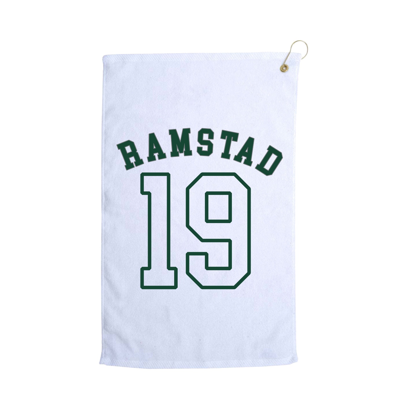 Golf Towel — Shirsey Arch in White