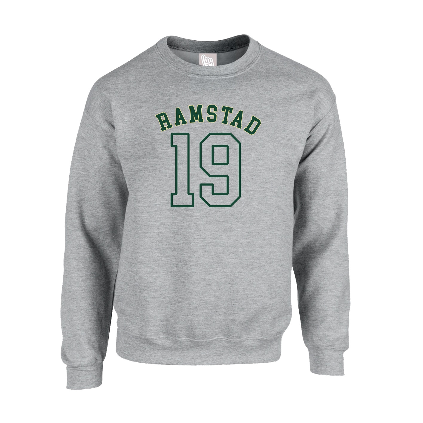 Fleece Crew — Shirsey Arch in Grey