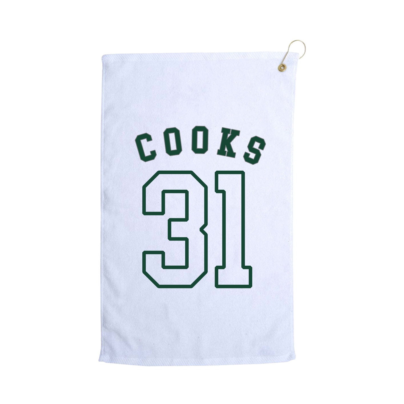 Golf Towel — Shirsey Arch in White