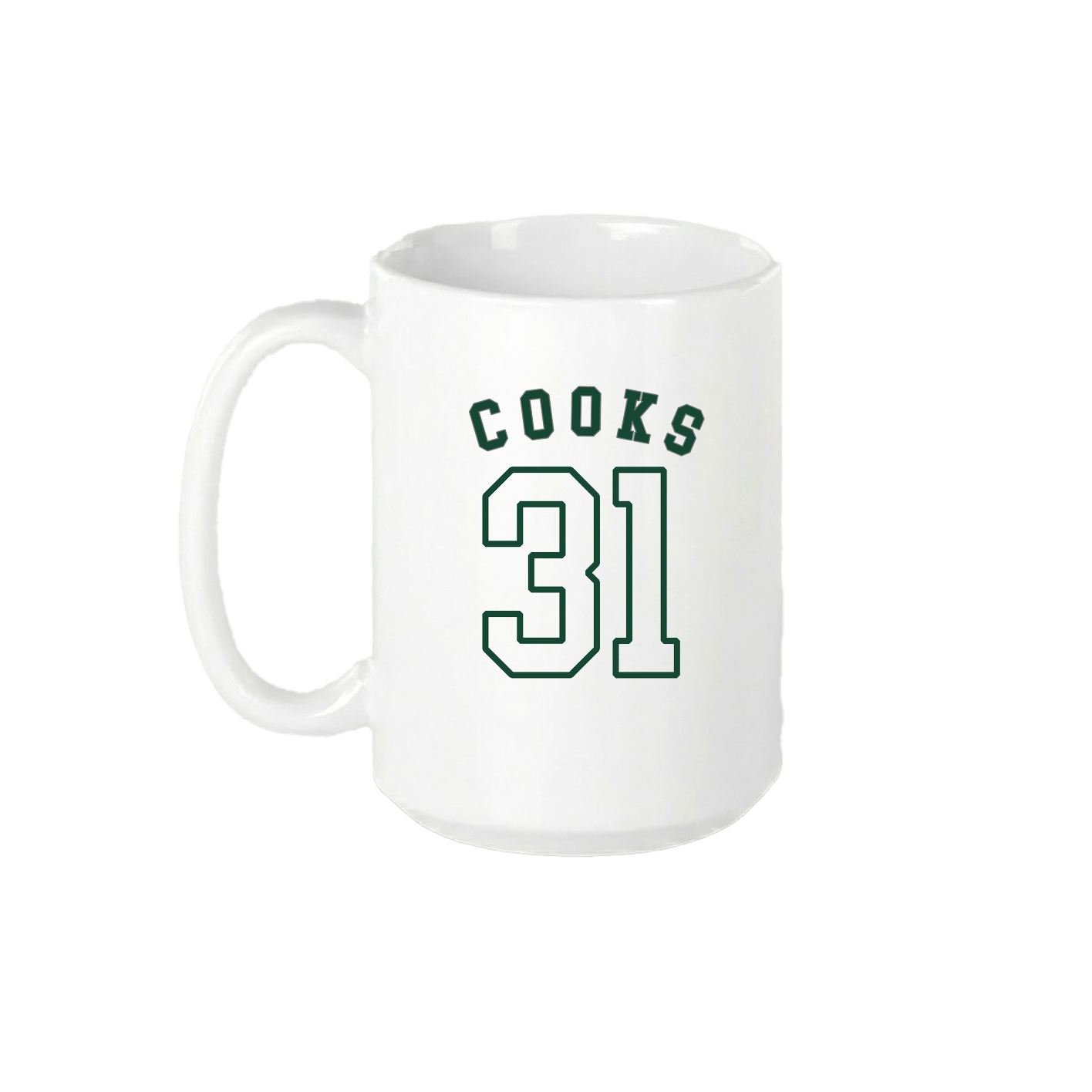 15oz Coffee Mug — Shirsey Arch in White