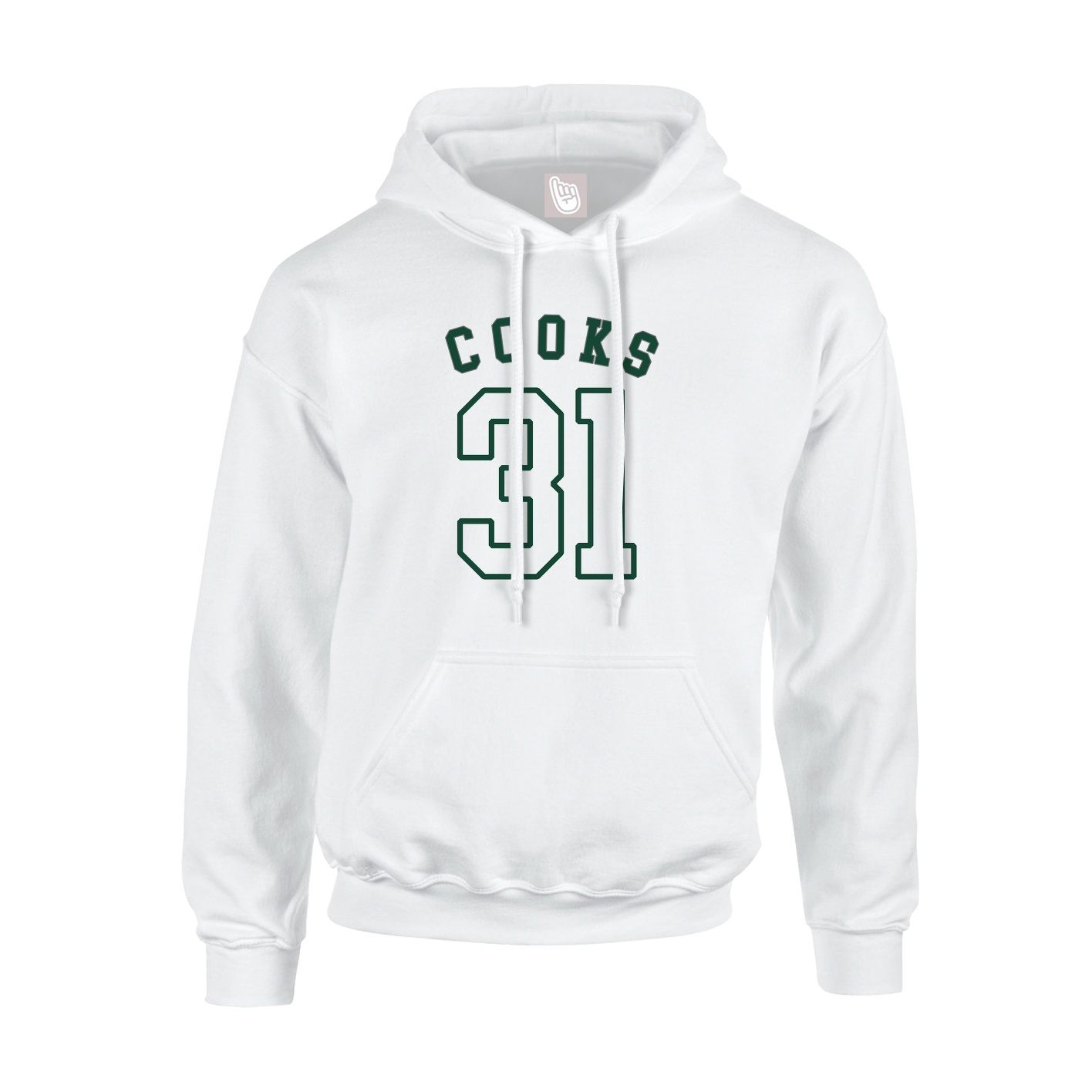 Hoodie — Shirsey Arch in White