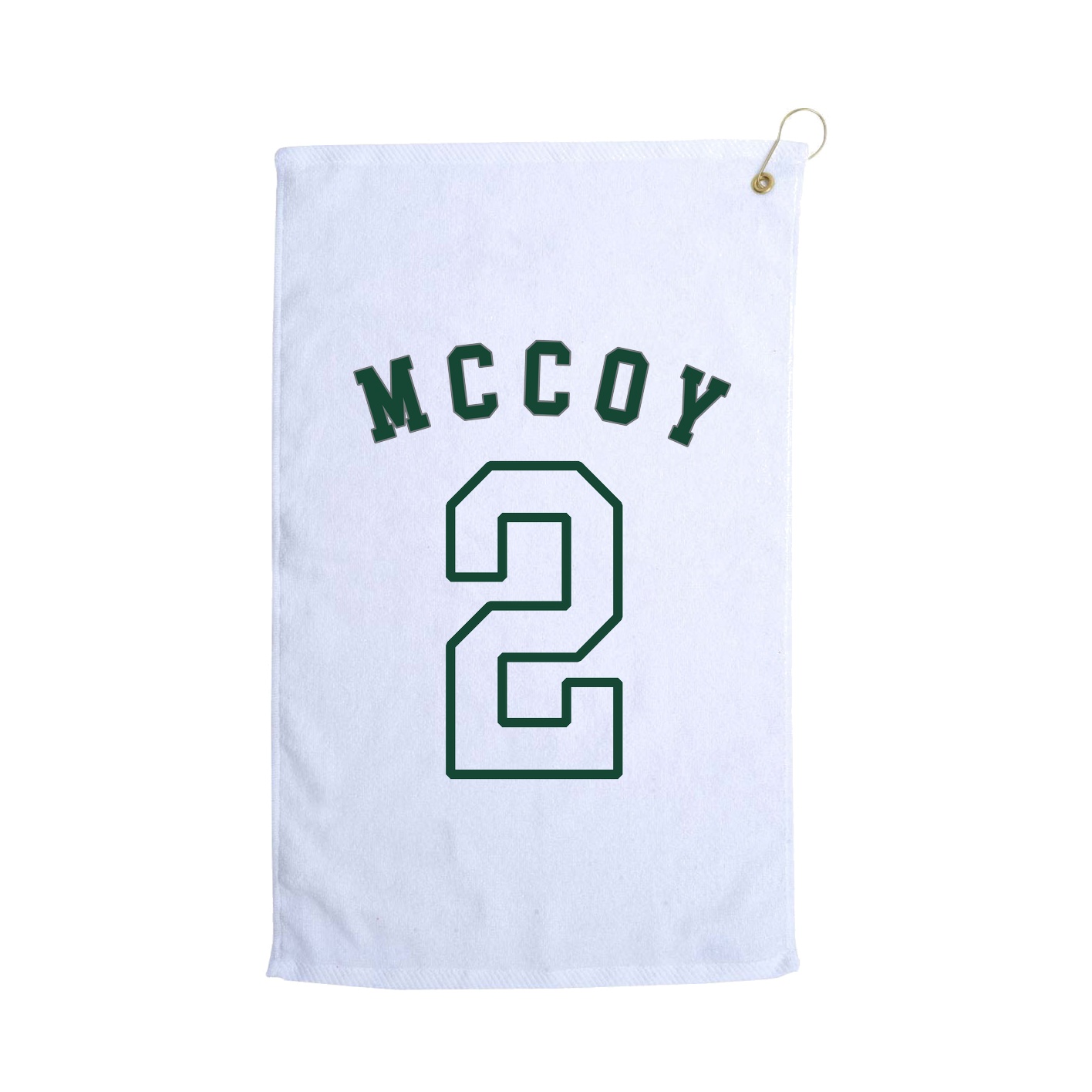 Golf Towel — Shirsey Arch in White