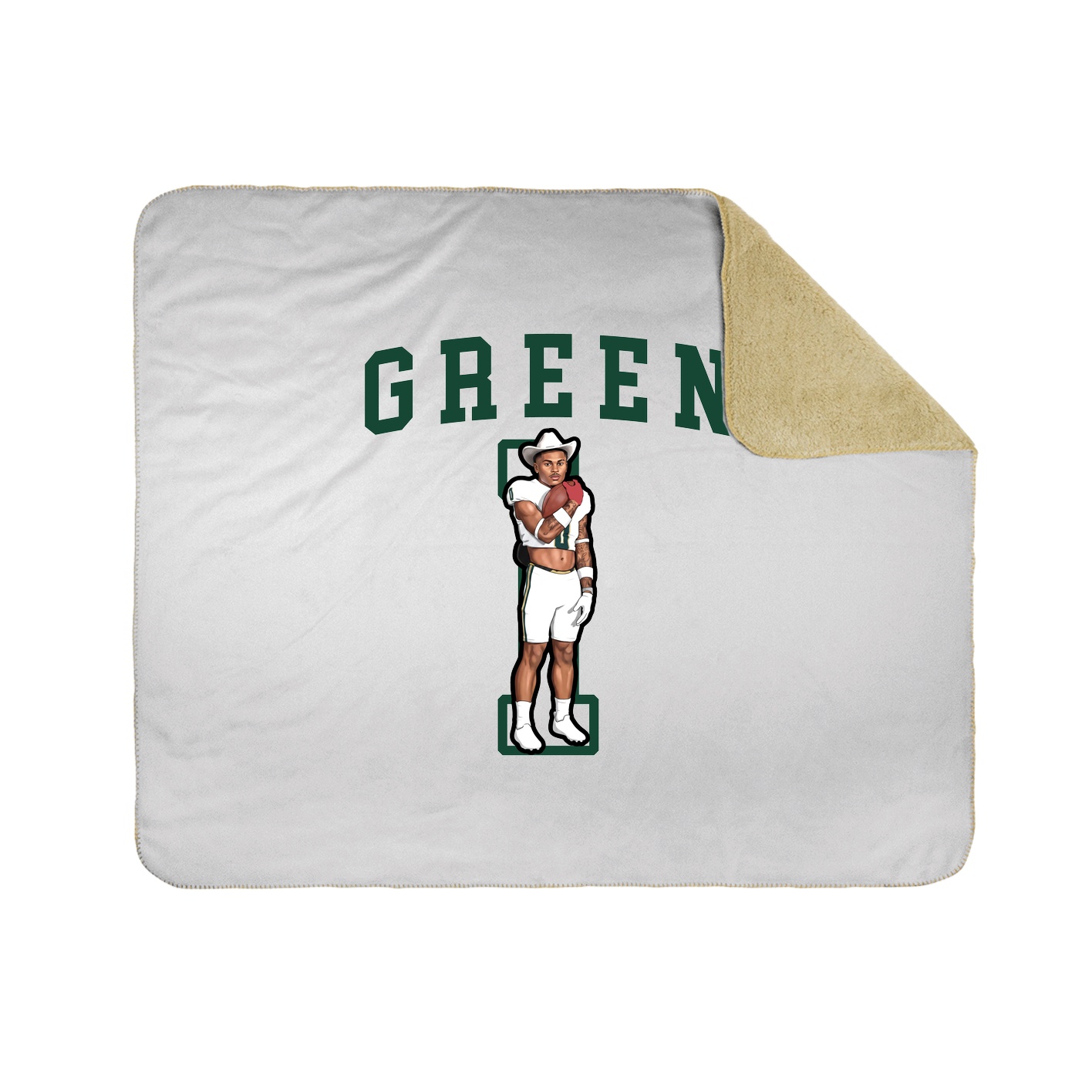Throw Blanket — Shirsey in White