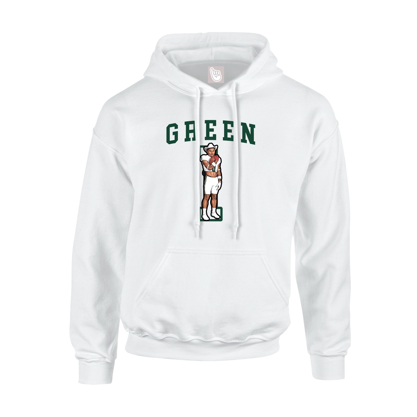 Hoodie — Shirsey in White