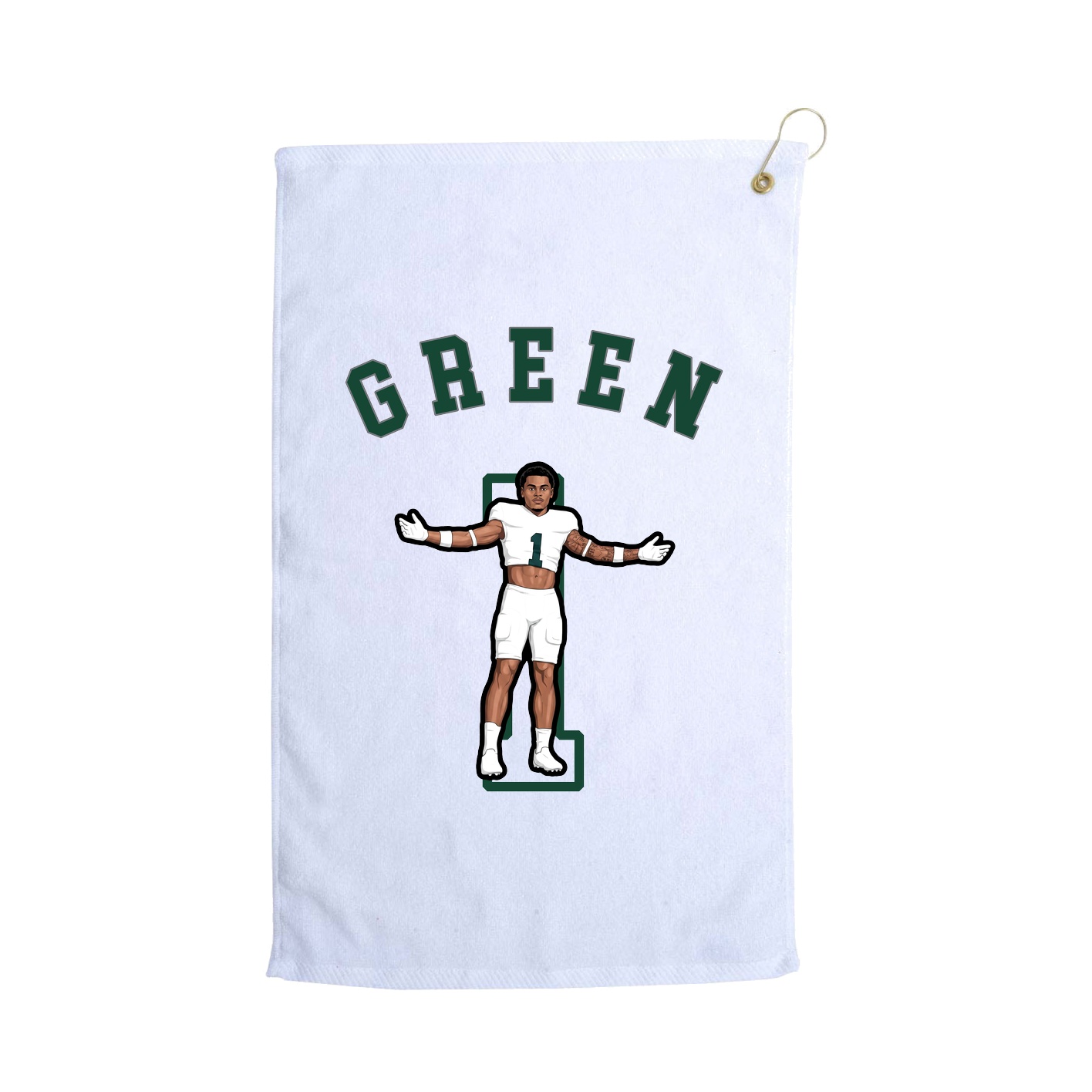 Golf Towel — Shirsey Arch in White