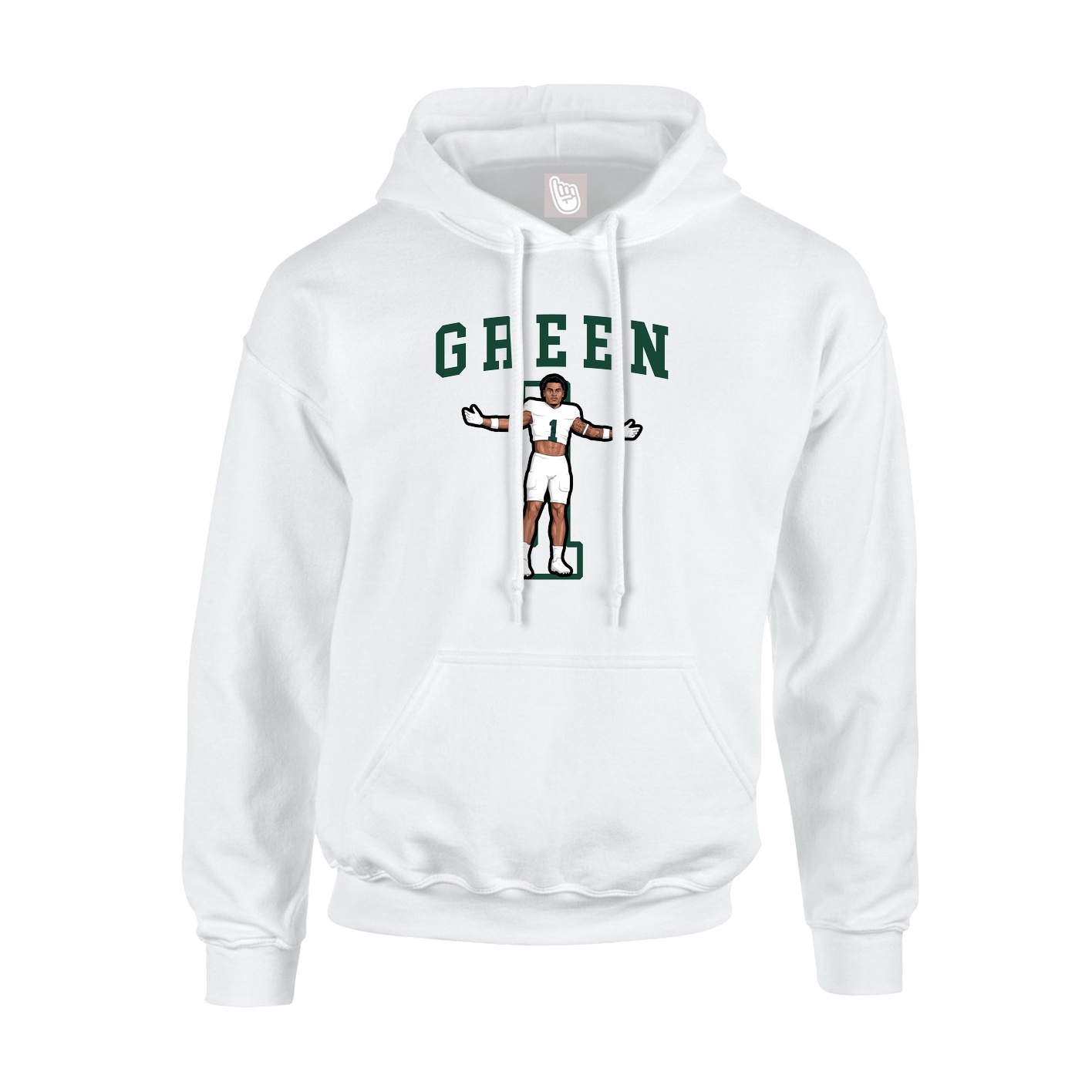 Hoodie — Shirsey in White
