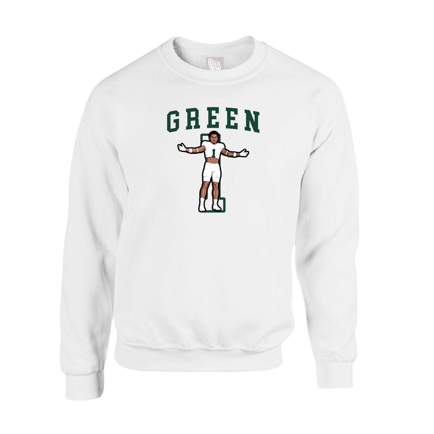 Fleece Crew — Shirsey in White