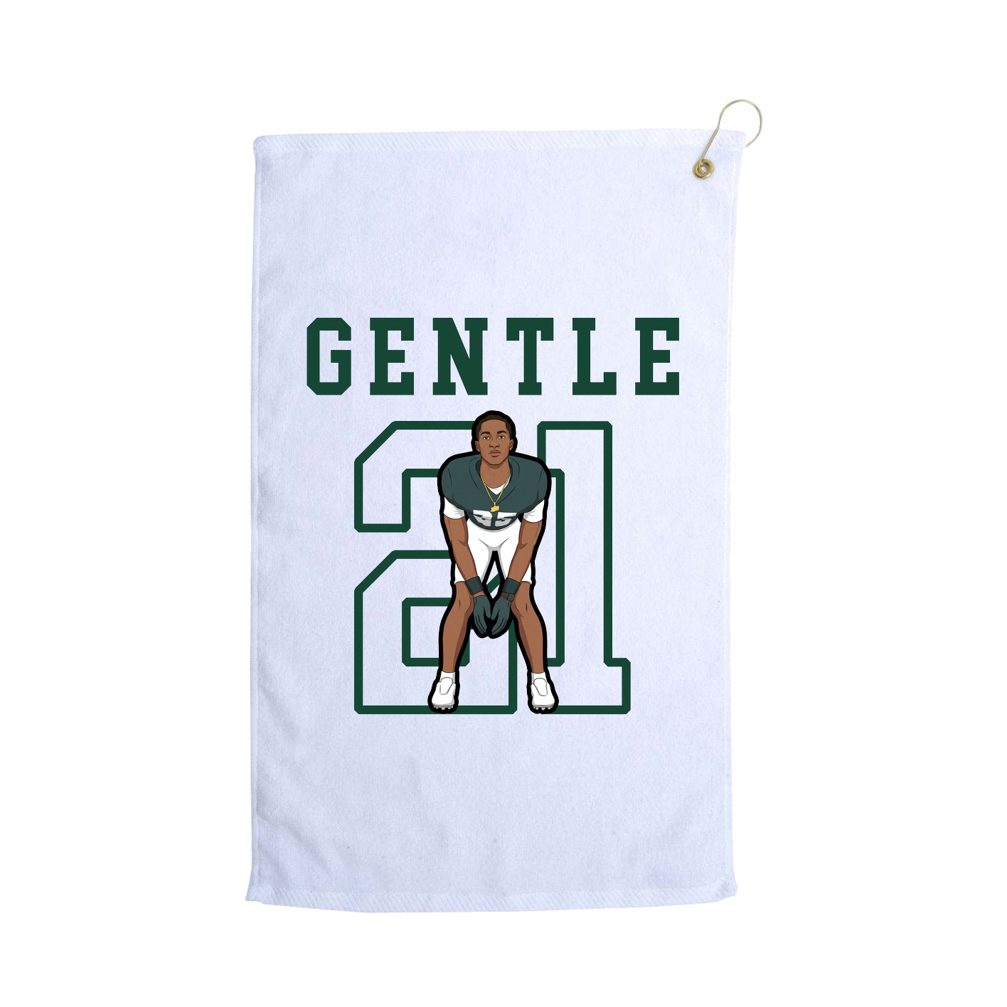 Golf Towel — Shirsey in White