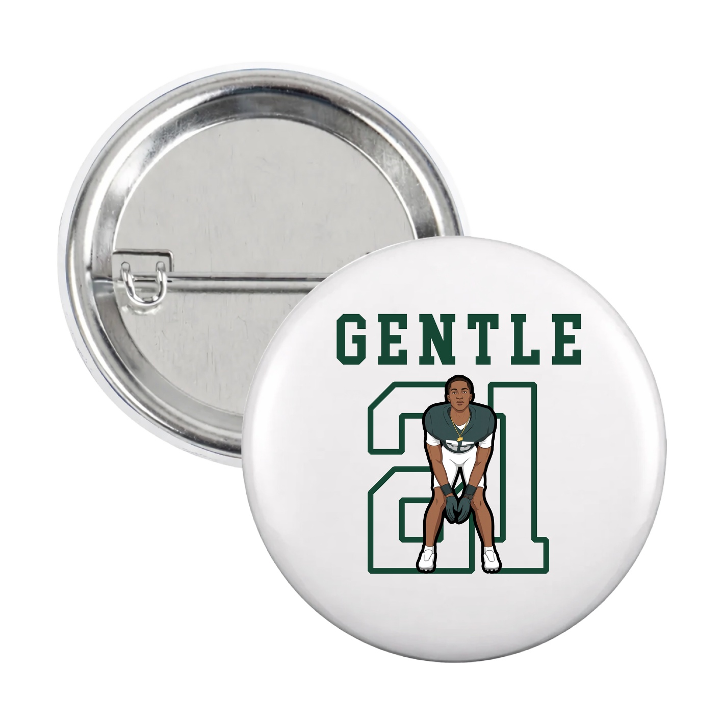 Game Day Button — Shirsey in White