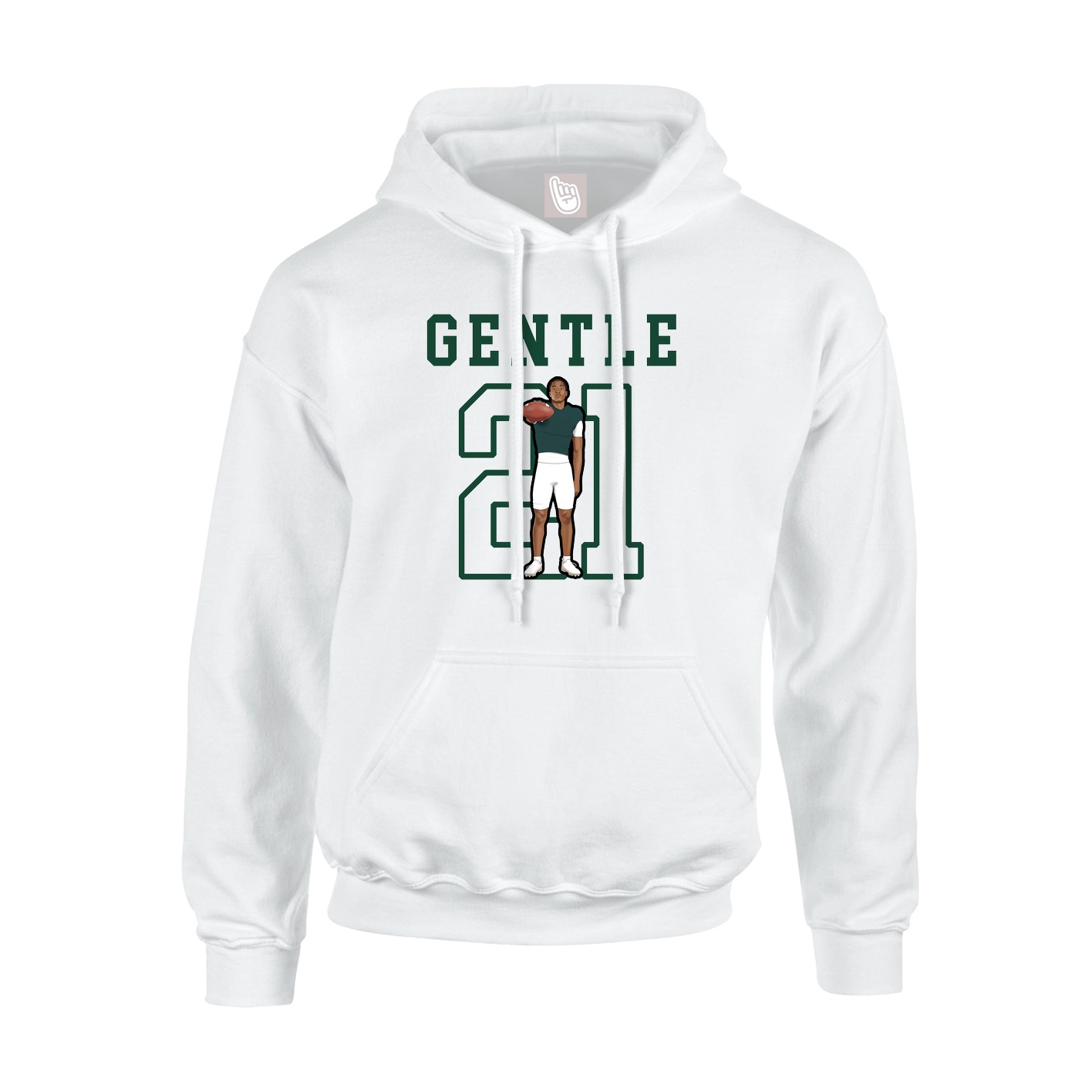 Hoodie — Shirsey in White