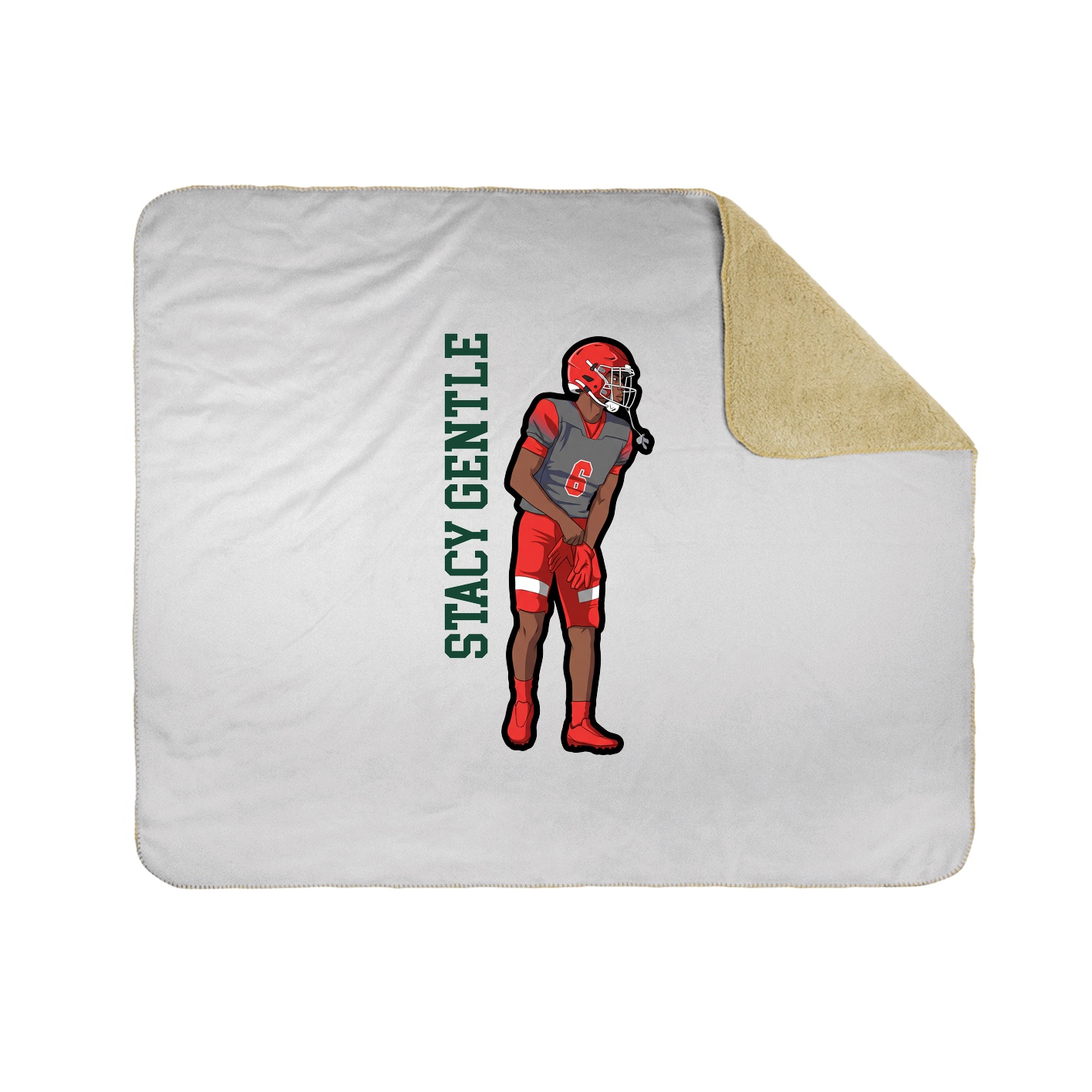 50x60 Sherpa Lined Throw Blanket