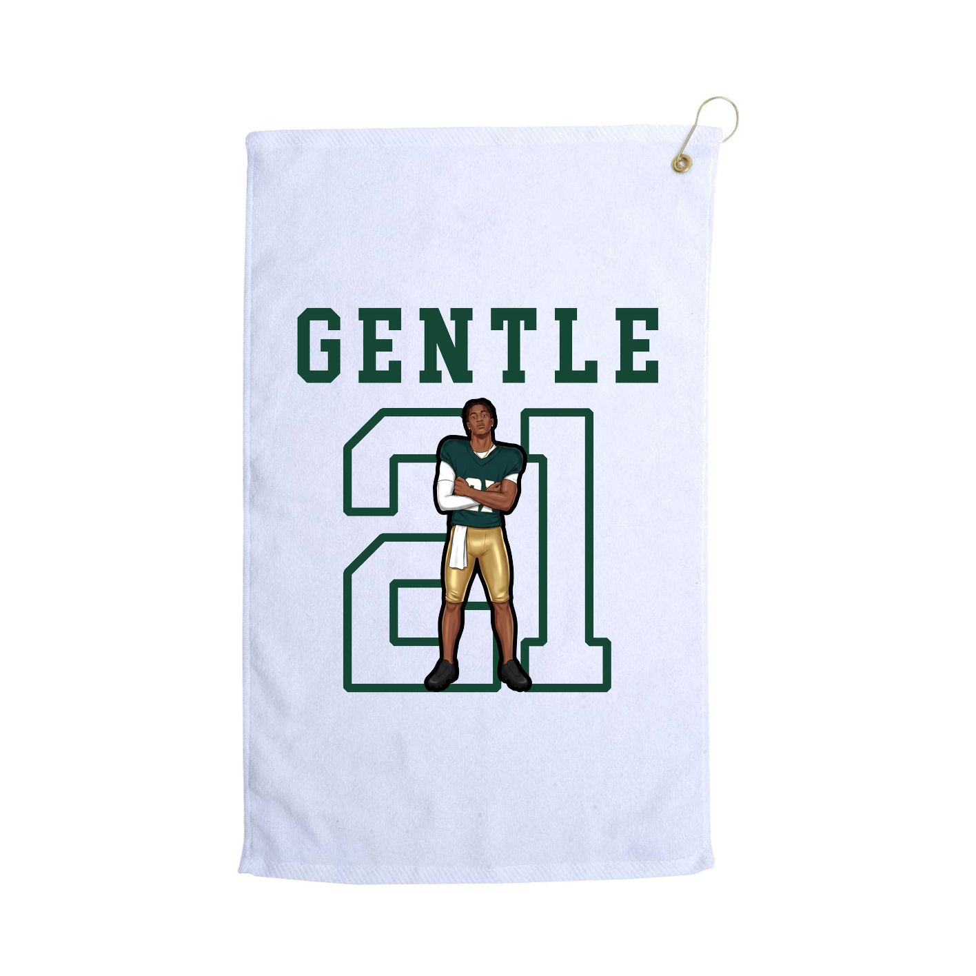 Golf Towel — Shirsey in White