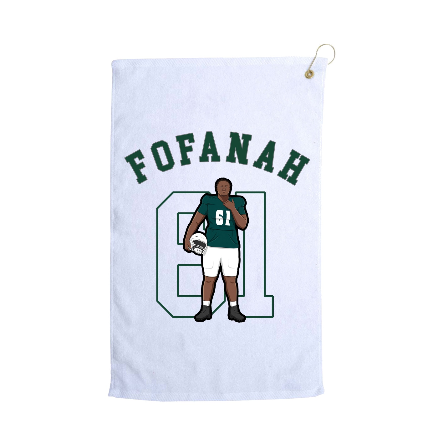 Golf Towel — Shirsey Arch in White