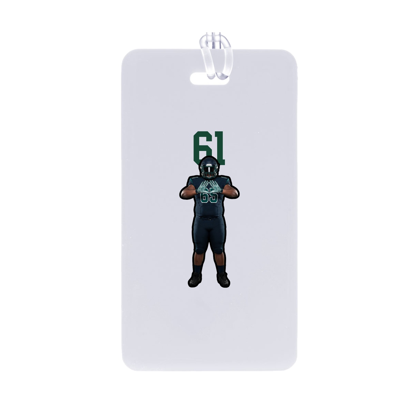 Bag Tag — Number Top in Classic