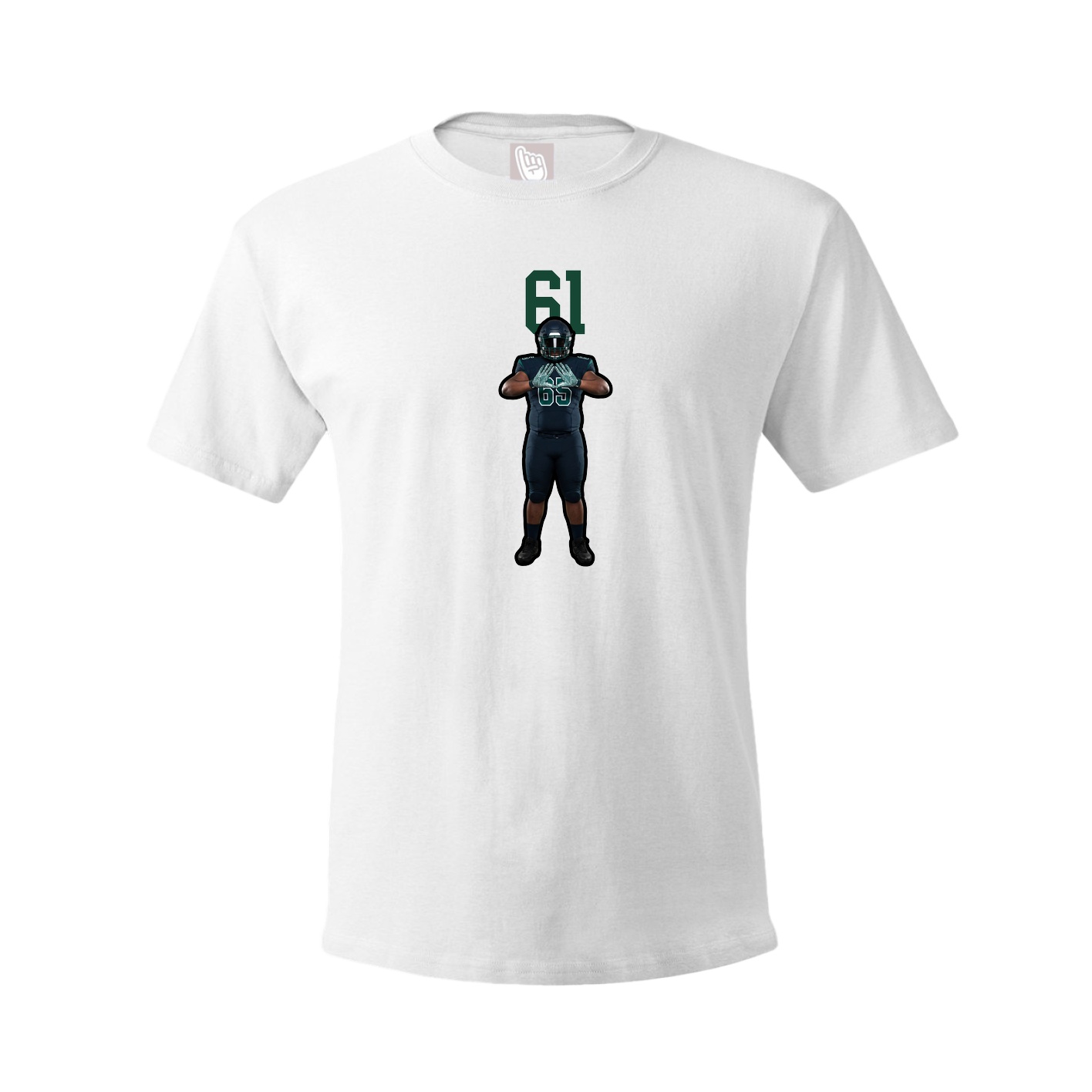 Tee — Number Top in White