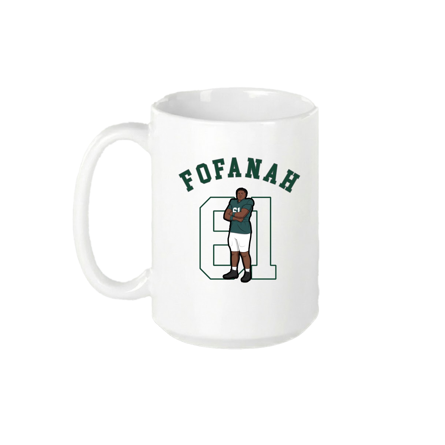15oz Coffee Mug — Shirsey Arch in White