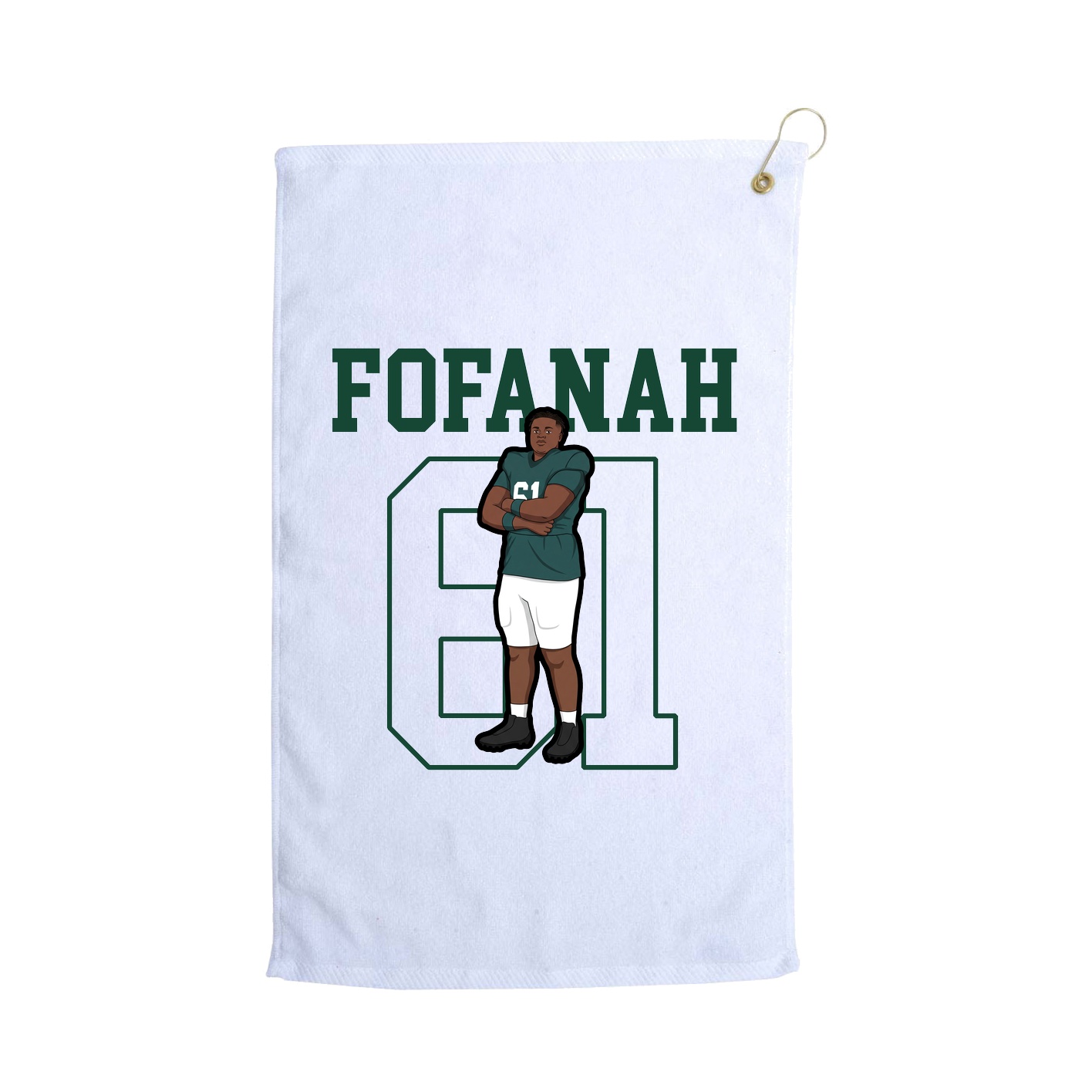 Golf Towel — Shirsey in White