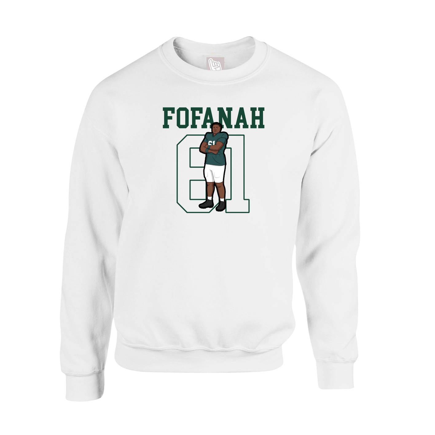 Fleece Crew — Shirsey in White
