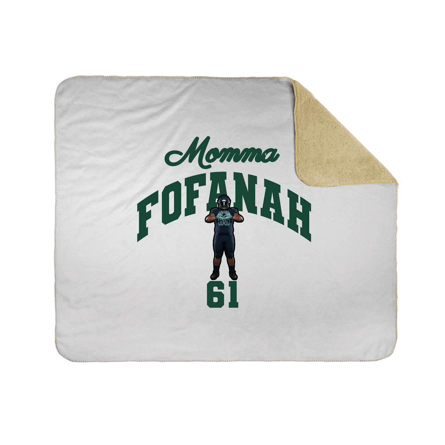 Throw Blanket — Mothers Day Arch in White