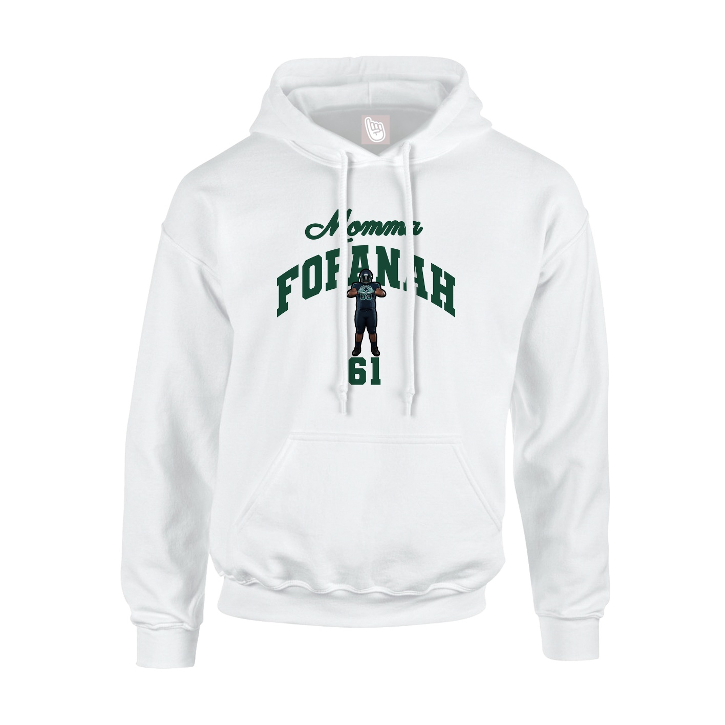 Youth Hoodie — Mothers Day Arch in White