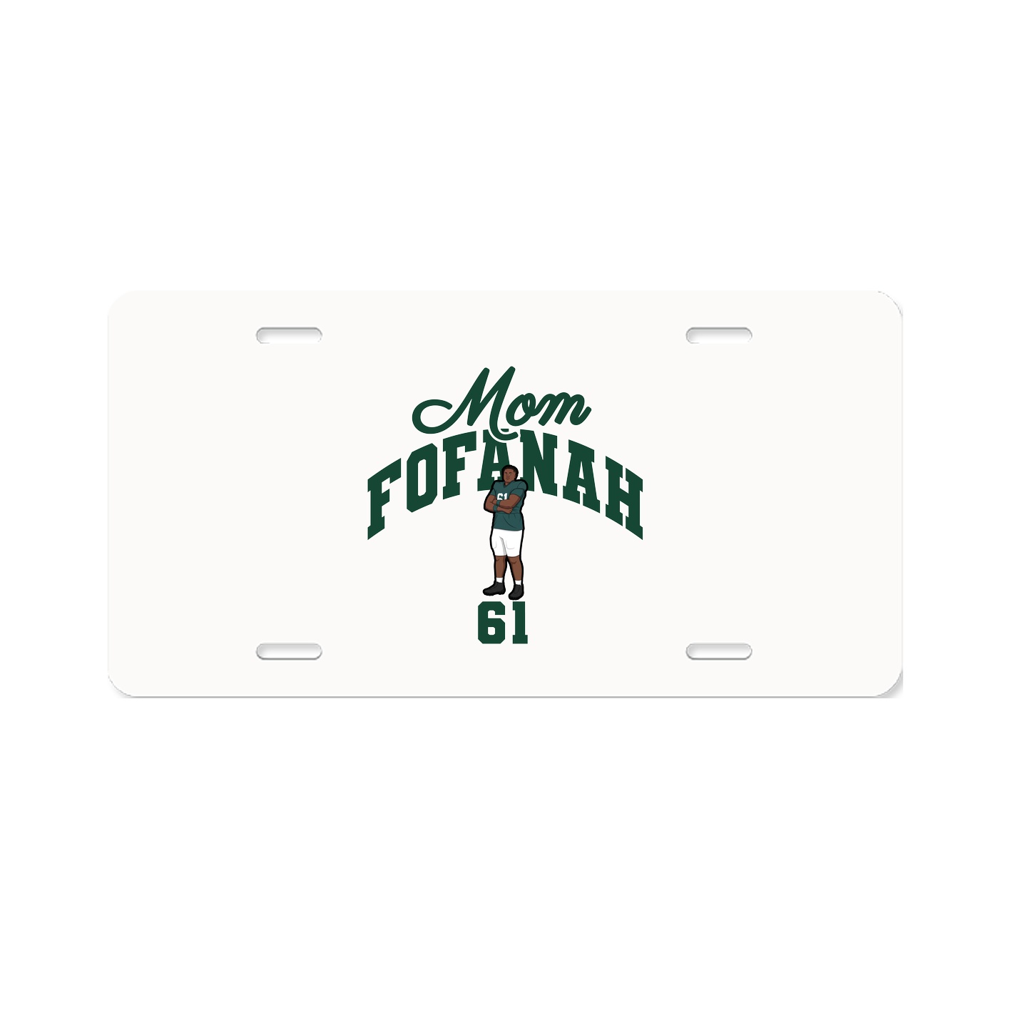 License Plate — Mothers Day Arch in Classic