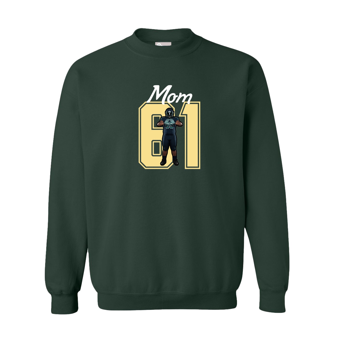 Fleece Crew — Mothers Day Shirsey in Green
