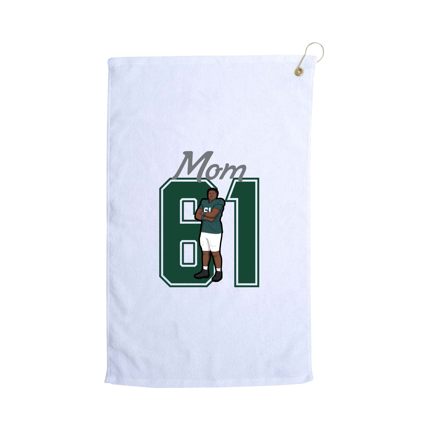 Golf Towel — Mothers Day Shirsey in White