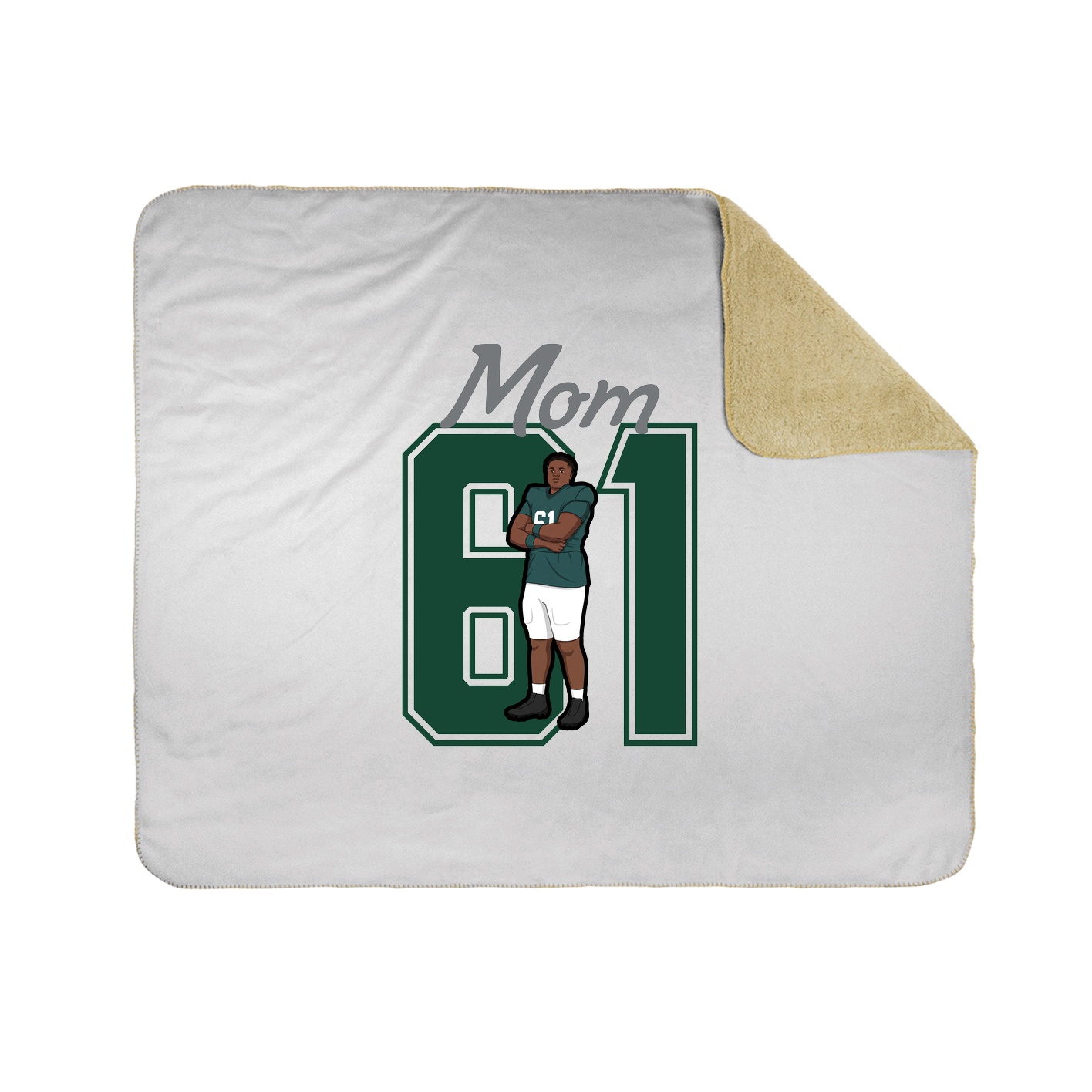 Throw Blanket — Mothers Day Shirsey in White